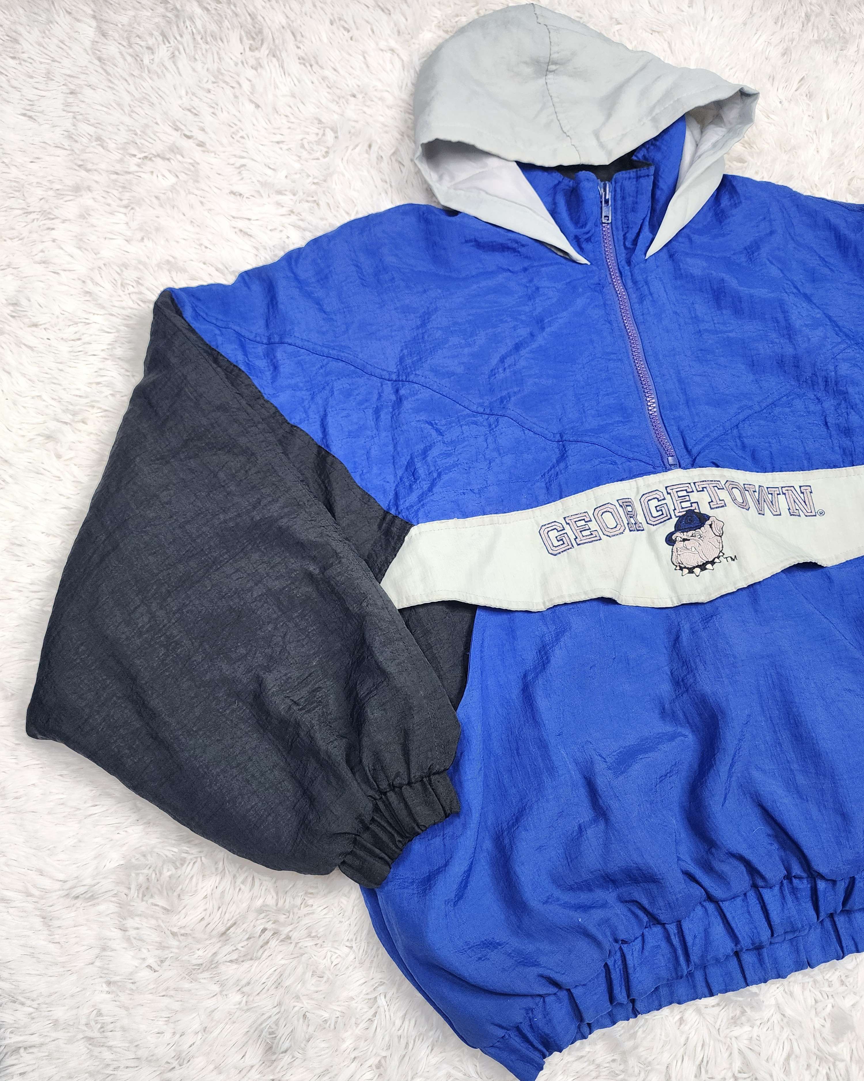Vintage Vintage Georgetown Hoyas basketball Taz windbreaker jacket Size US XL / EU 56 / 4 - 3 Thumbnail