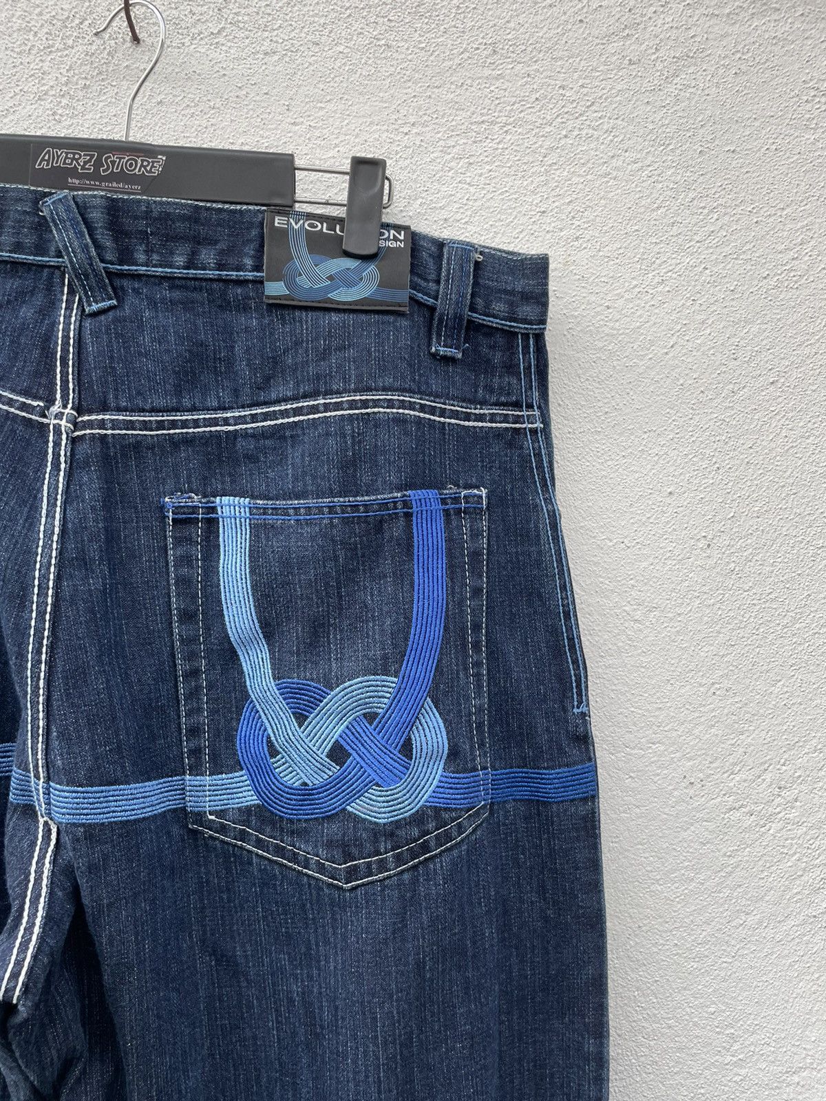 If Six Was Nine × JNCO Vintage Y2K Evolution Design Denim Jeans Size US 38 / EU 54 - 11 Thumbnail
