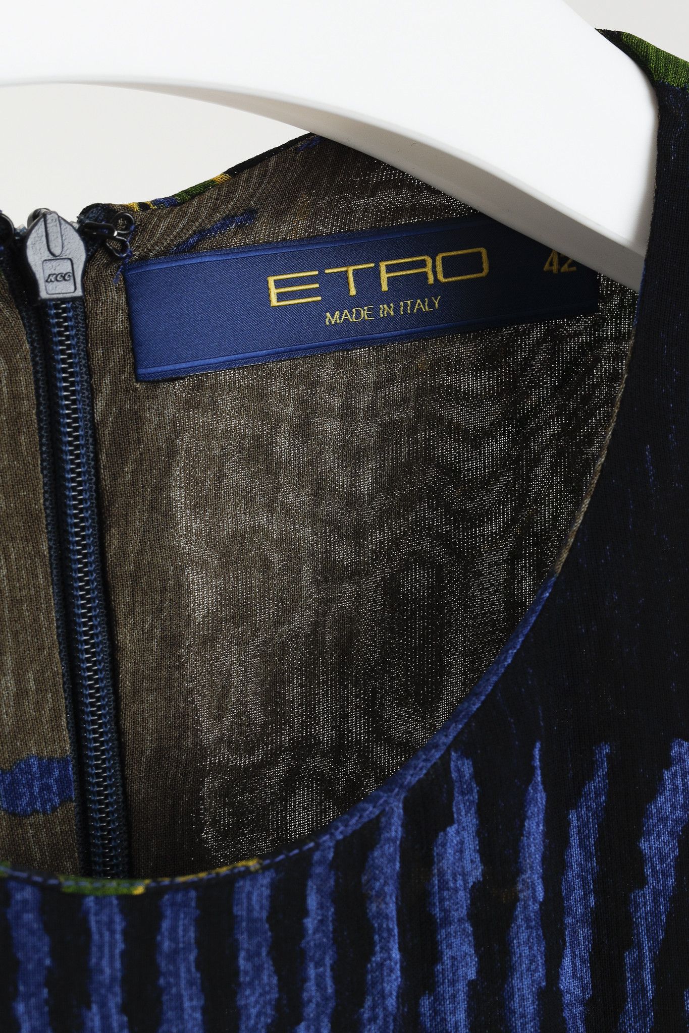 Etro Etro Abstract-Print Silk-Blend Sleeveless Mini Dress Size M / US 6-8 / IT 42-44 - 3 Thumbnail