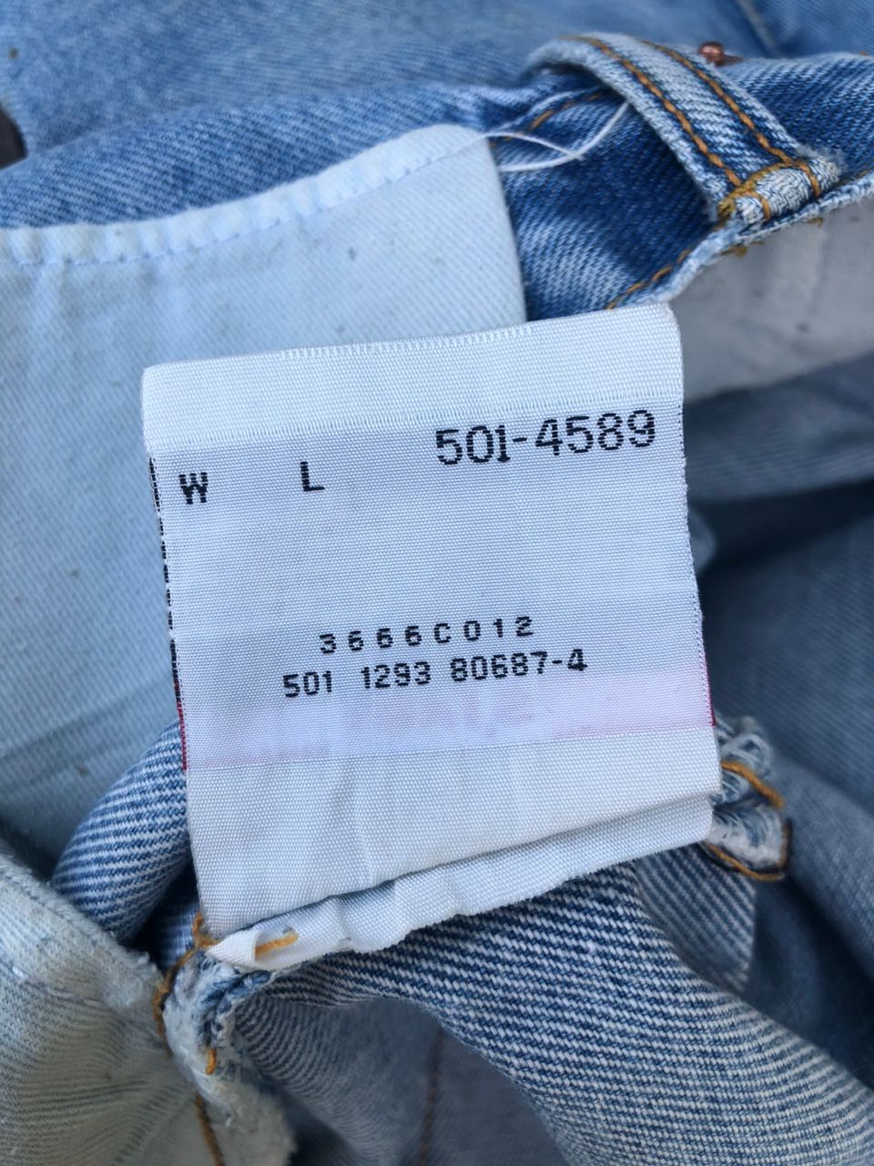 Vintage Levi's 501 Big E Denim Jeans