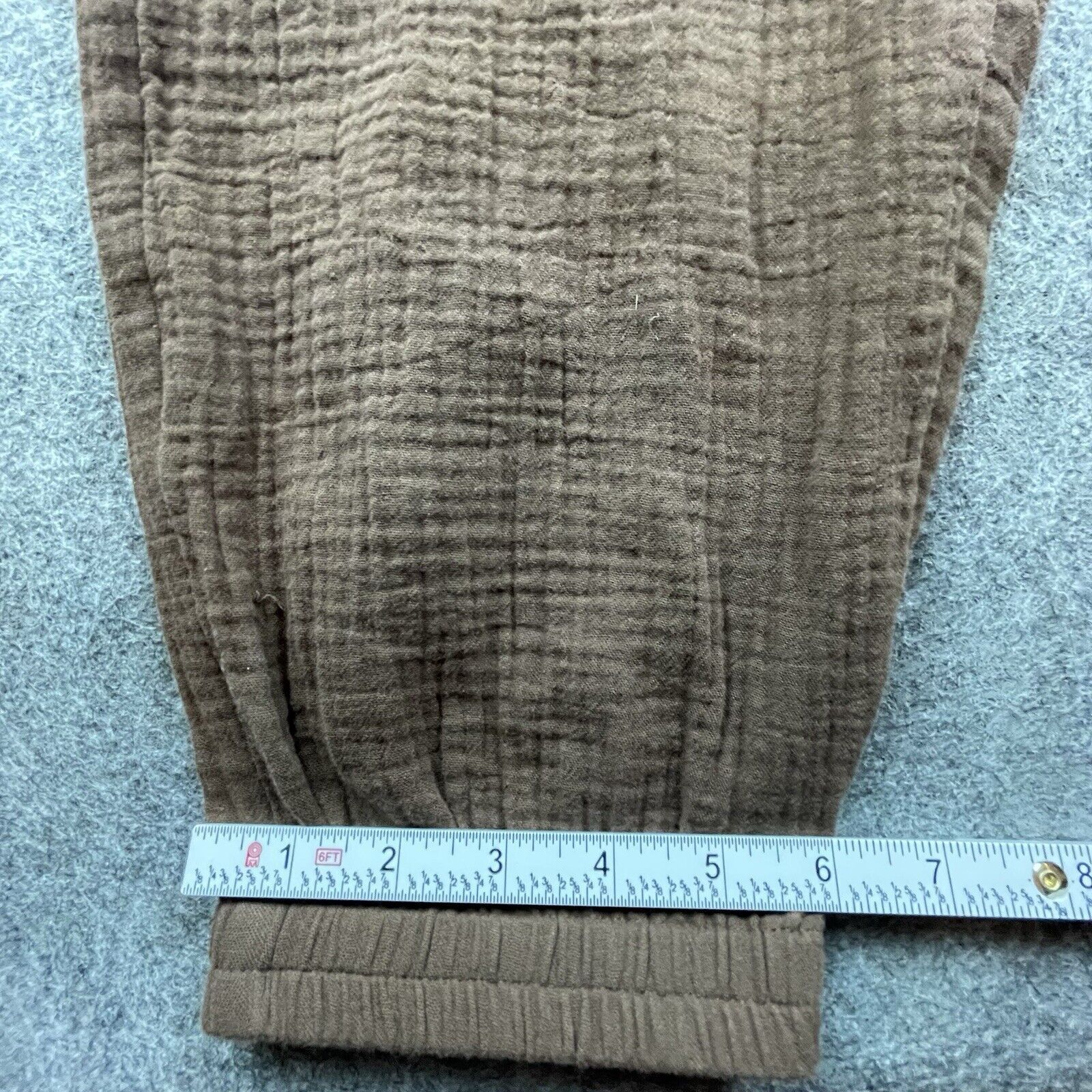 Madewell Madewell Jumpsuit Womens 2 Brown Cinch Waist Dolman Jogger Size 26" / US 2 / IT 38 - 7 Thumbnail