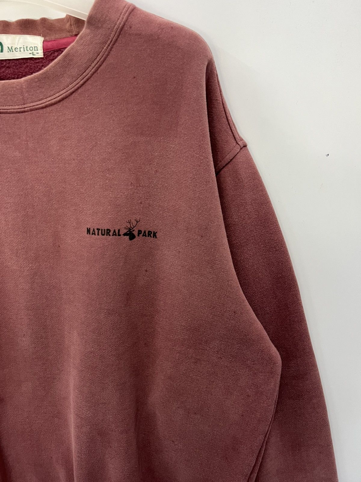 Vintage 🔥 Vintage Distressed Red Natural Park Sweatshirt - L Size US M / EU 48-50 / 2 - 5 Thumbnail