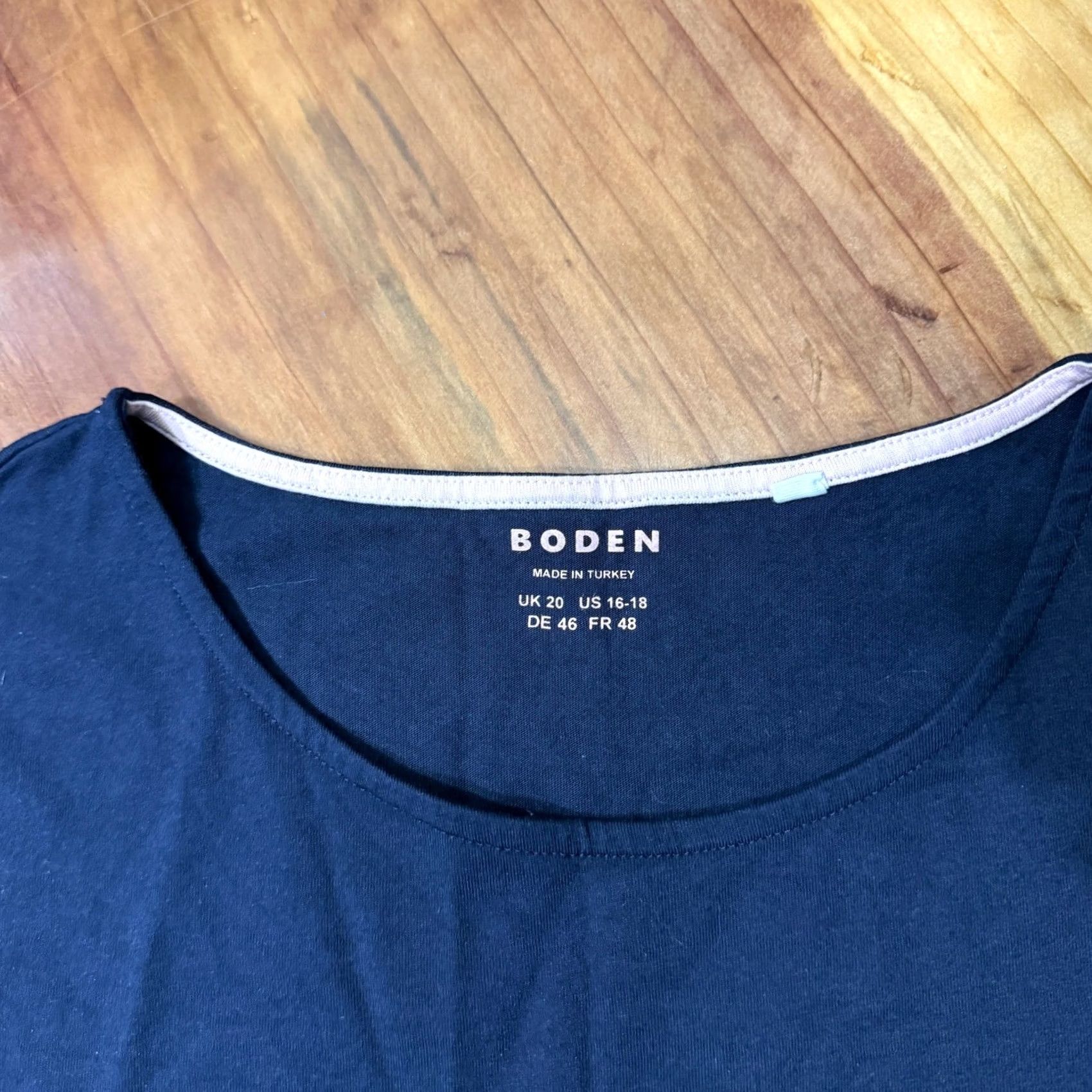 Boden Boden Shirt Women's LOT OF 2 16/18 20/22 Navy Blue Cotton Long sleeve ZZ27 Size XL / US 12-14 / IT 48-50 - 4 Thumbnail