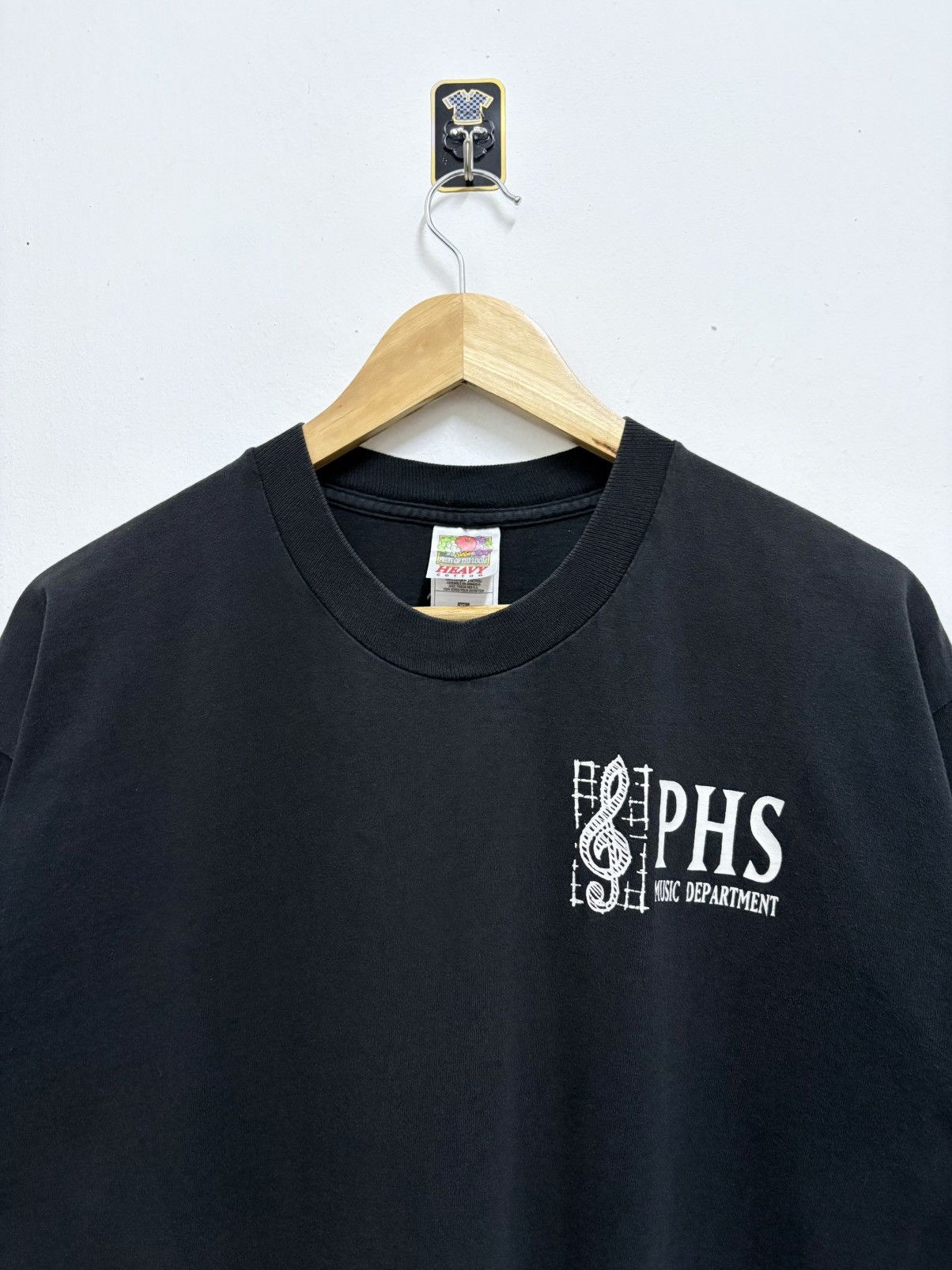 Vintage Vintage 90's PHS Music Department - Art by Galapagos T-Shirt Size US L / EU 52-54 / 3 - 4 Thumbnail