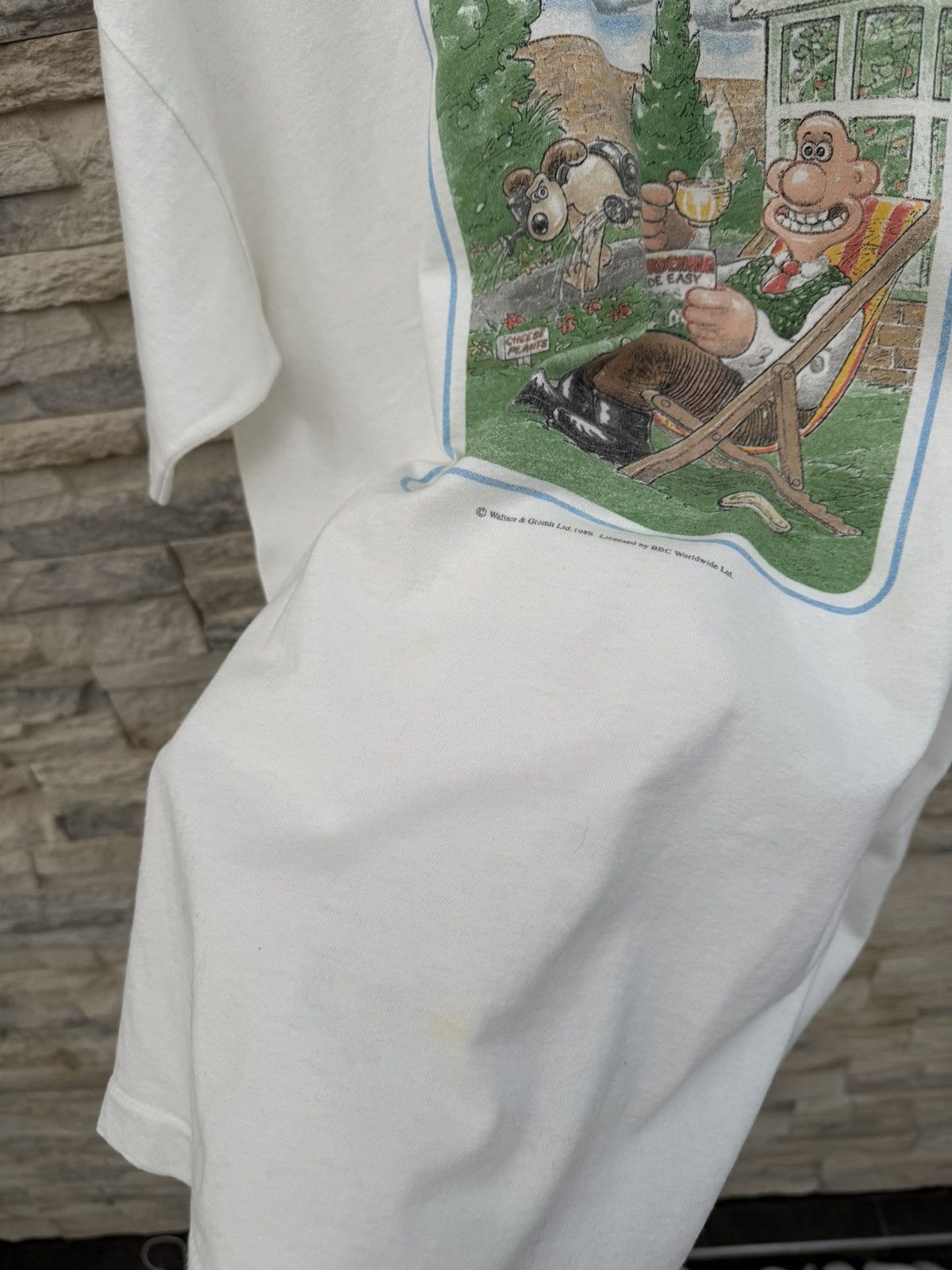 Vintage Wallace and Gromit 1989 vintage t-shirt Size US XL / EU 56 / 4 - 5 Thumbnail