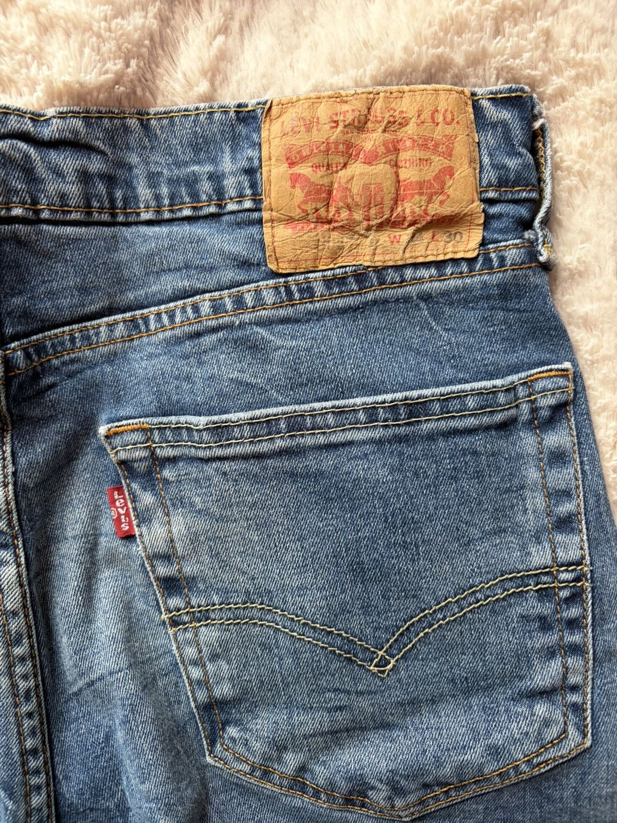 Levi's Levi's blue denim slim jeans Size US 34 / EU 50 - 9 Thumbnail