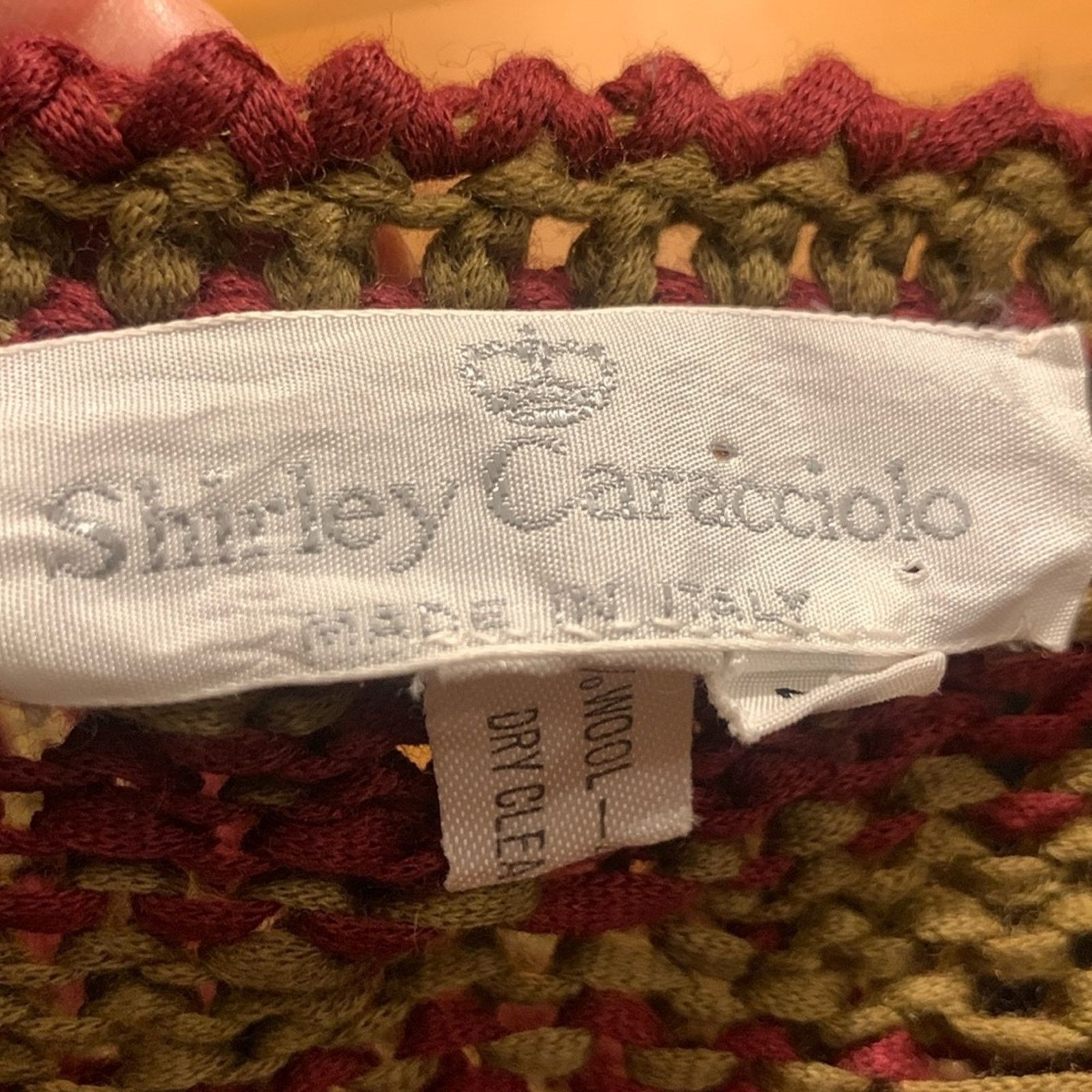 Vintage 80’s Countess Shirley Caracciolo Italy knit cardigan sweater Size M / US 6-8 / IT 42-44 - 7 Thumbnail