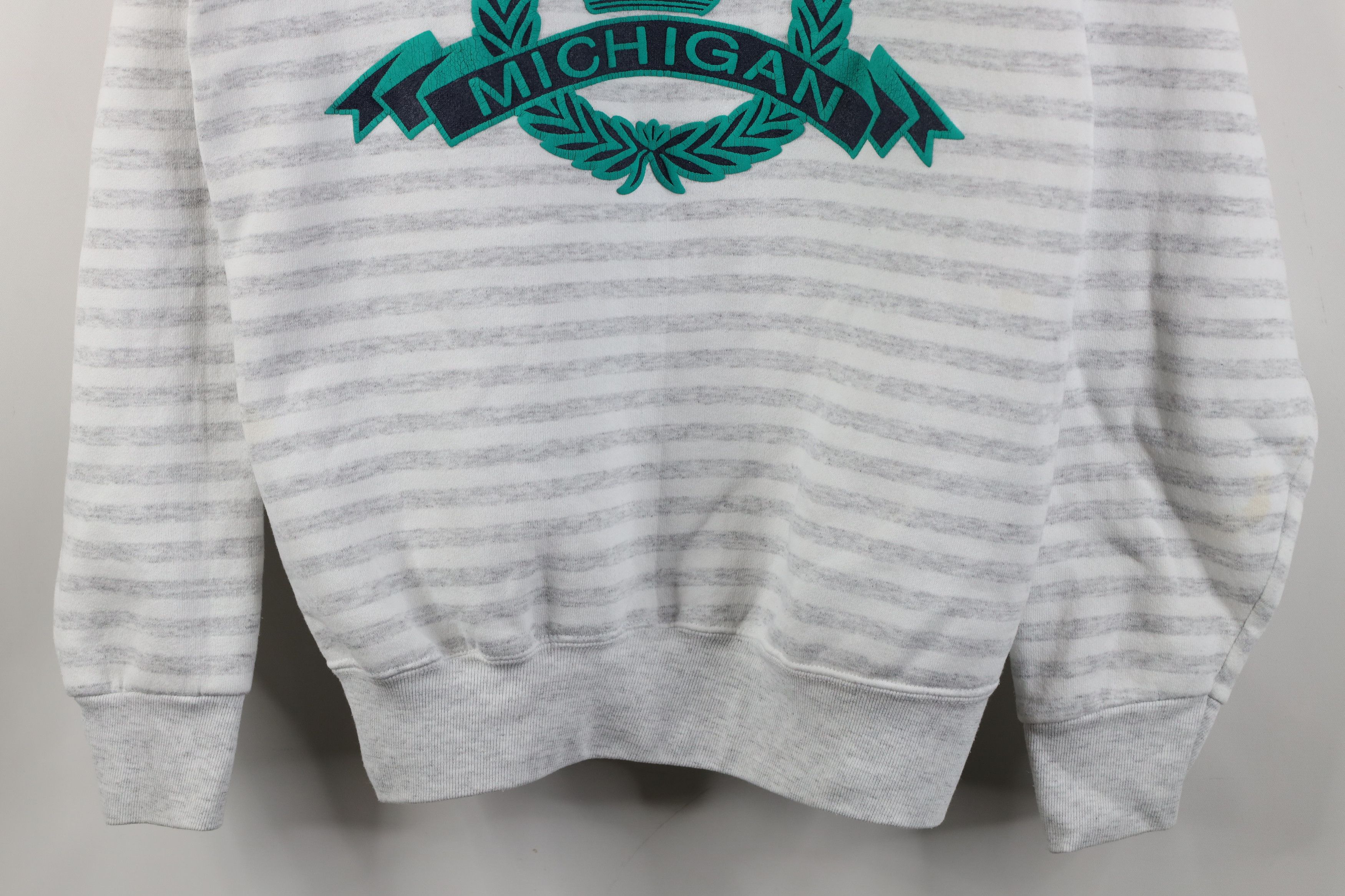 Vintage Vintage 90s Streetwear Deep Lake Michigan Sweatshirt USA Size L / US 10 / IT 46 - 3 Thumbnail