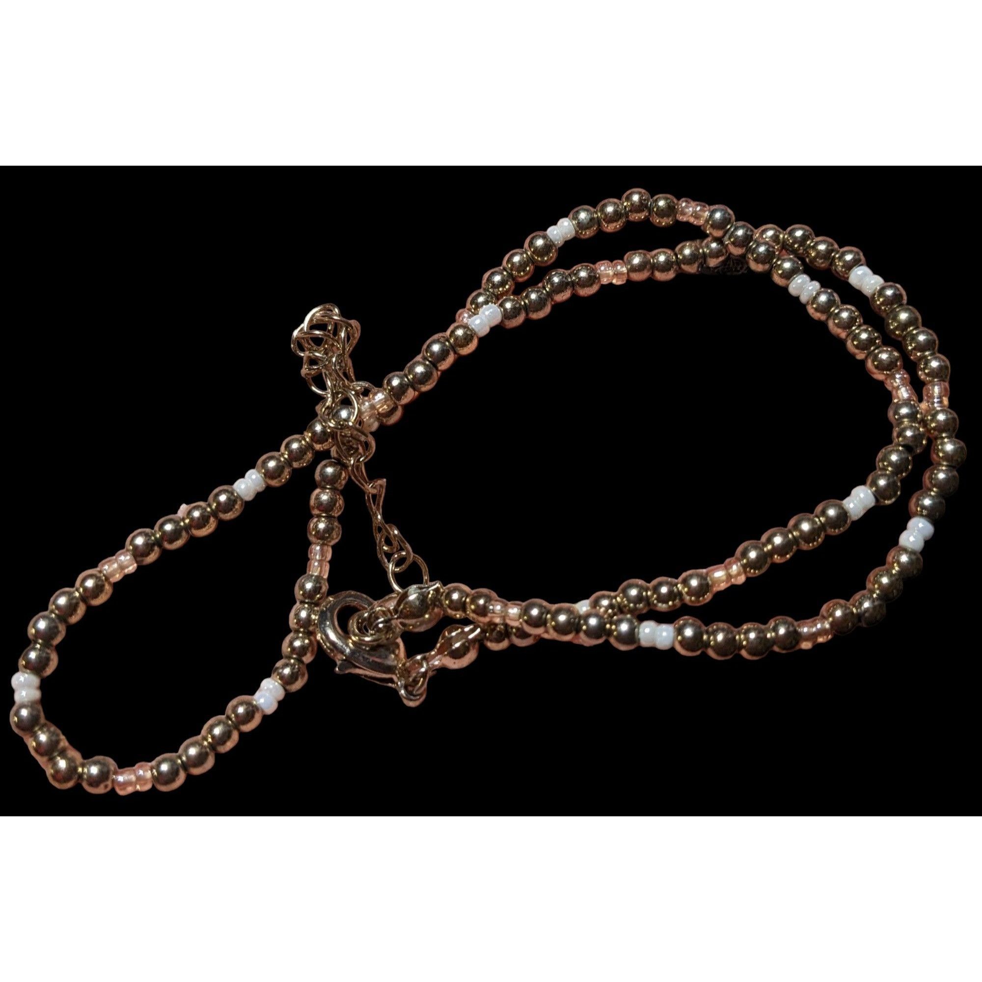 Other Simple Minimalist Metallic Glass Seed Bead Necklace Size ONE SIZE - 4 Thumbnail