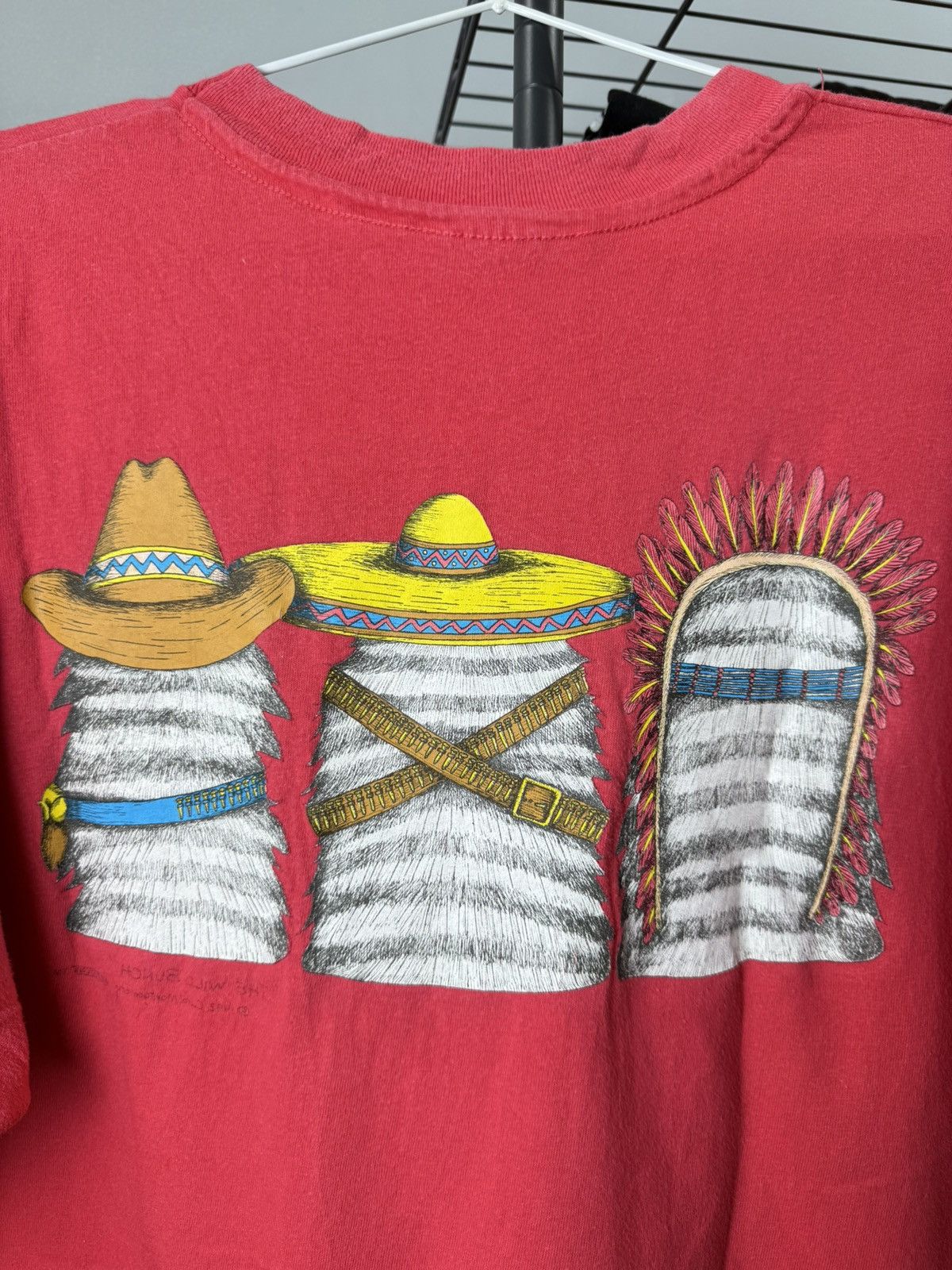 Cowboy Equipment 1992 Vintage Grand Canyon Cats Texas Western Cowboys T Shirt Size US XL / EU 56 / 4 - 7 Thumbnail