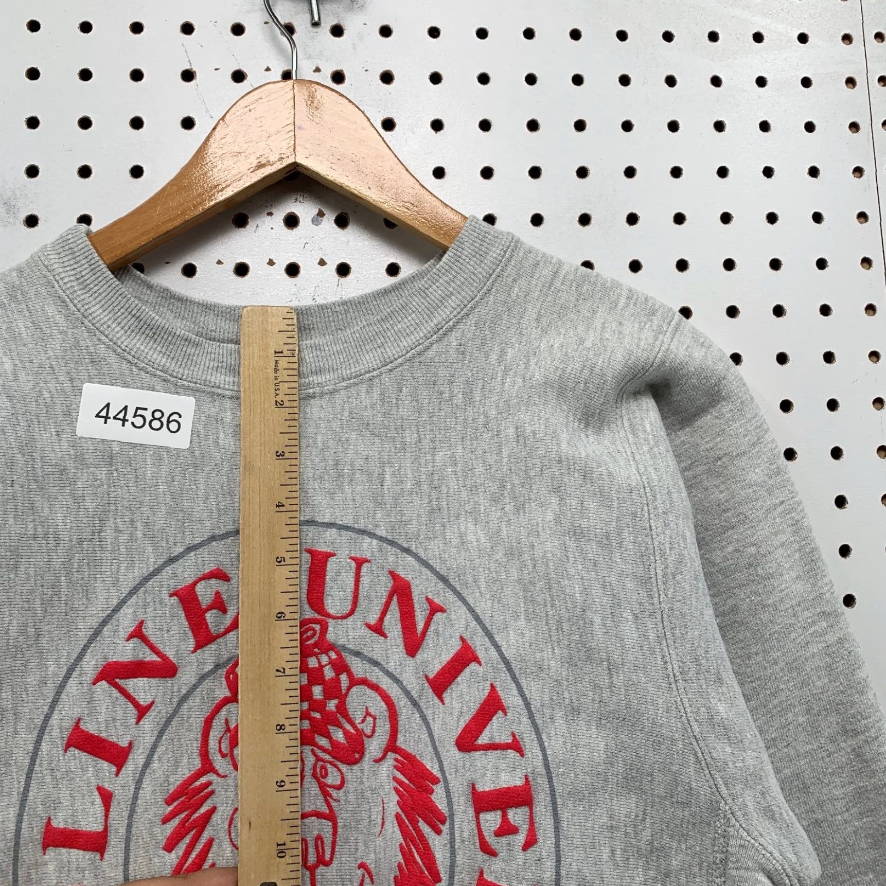 Champion Vintage 90s Leadline University Sweatshirt Men Small Gray Champion Reverse Weave Size US S / EU 44-46 / 1 - 7 Thumbnail