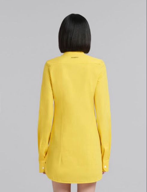 Marni o1w1db10824 Shirt in Yellow Size L / US 10 / IT 46 - 2 Thumbnail