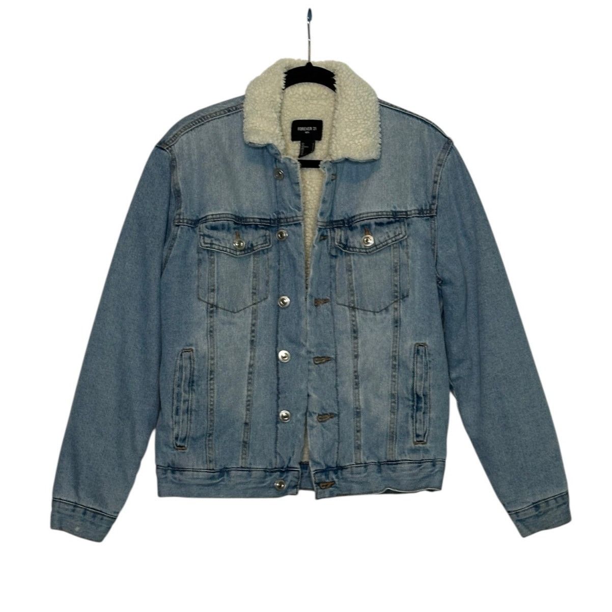 Forever 21 Forever 21 men Jean Sherpa buttoned jean jacket size S Size US S / EU 44-46 / 1 - 8 Thumbnail
