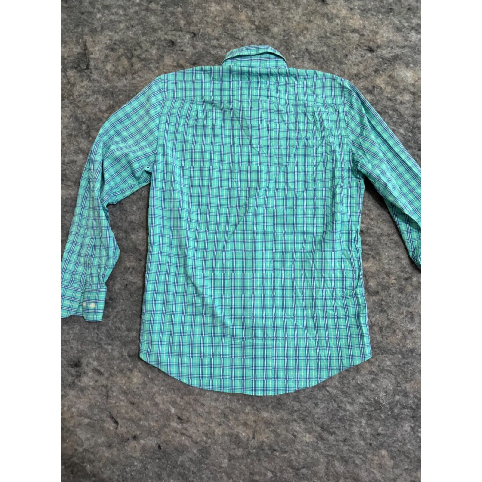 Southern Tide VINTAGE? No – the item isn’t vintage. Southern Tide Men’s Small Blue Plaid Nylon Performance Long Sleeve Button Down Size US S / EU 44-46 / 1 - 3 Thumbnail