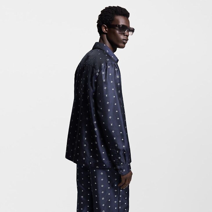 Monogram Silk Pyjama Shirt - 37 S