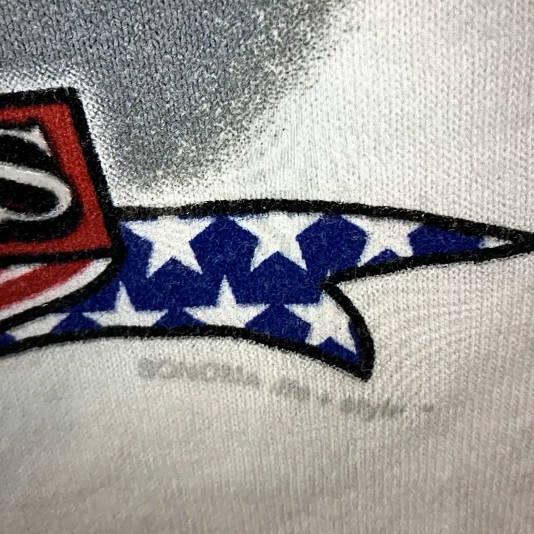 Ford VINTAGE Ford Mustang Patriotic Car T-Shirt Adult XL White 90s Y2K Made in USA Size US XL / EU 56 / 4 - 6 Thumbnail