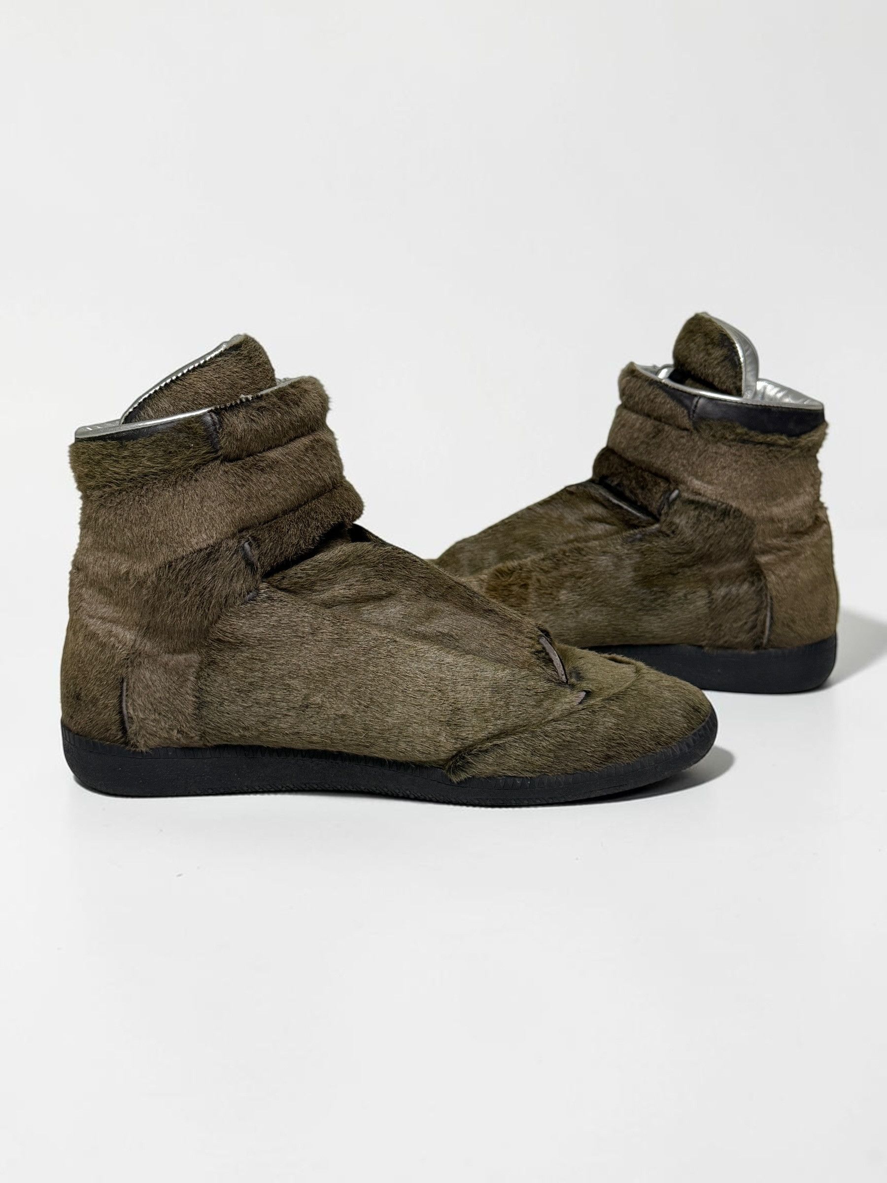 Maison Margiela Maison Margiela 'Yeezus Tour' Pony Hair Future Sneakers Size US 9.5 / EU 42-43 - 4 Thumbnail