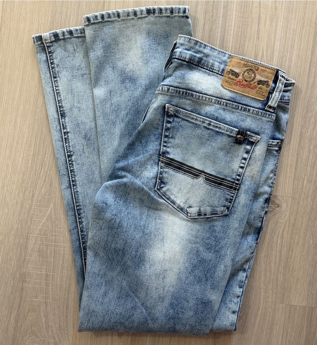 Buffalo David Bitton Buffalo David Bitton Slim Straight Denim Jeans Size US 32 / EU 48 - 3 Thumbnail