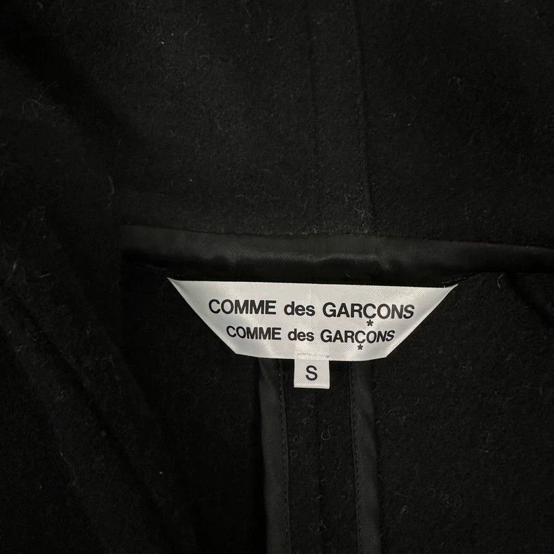 Comme des Garcons Comme Des Garcons Wool Hooded Coat Cape Size S / US 4 / IT 40 - 5 Thumbnail