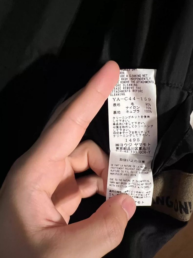 Yohji Yamamoto yohji yamamoto size os Wool knotted overcoat 2505-Nextarro Size US M / EU 48-50 / 2 - 8 Thumbnail