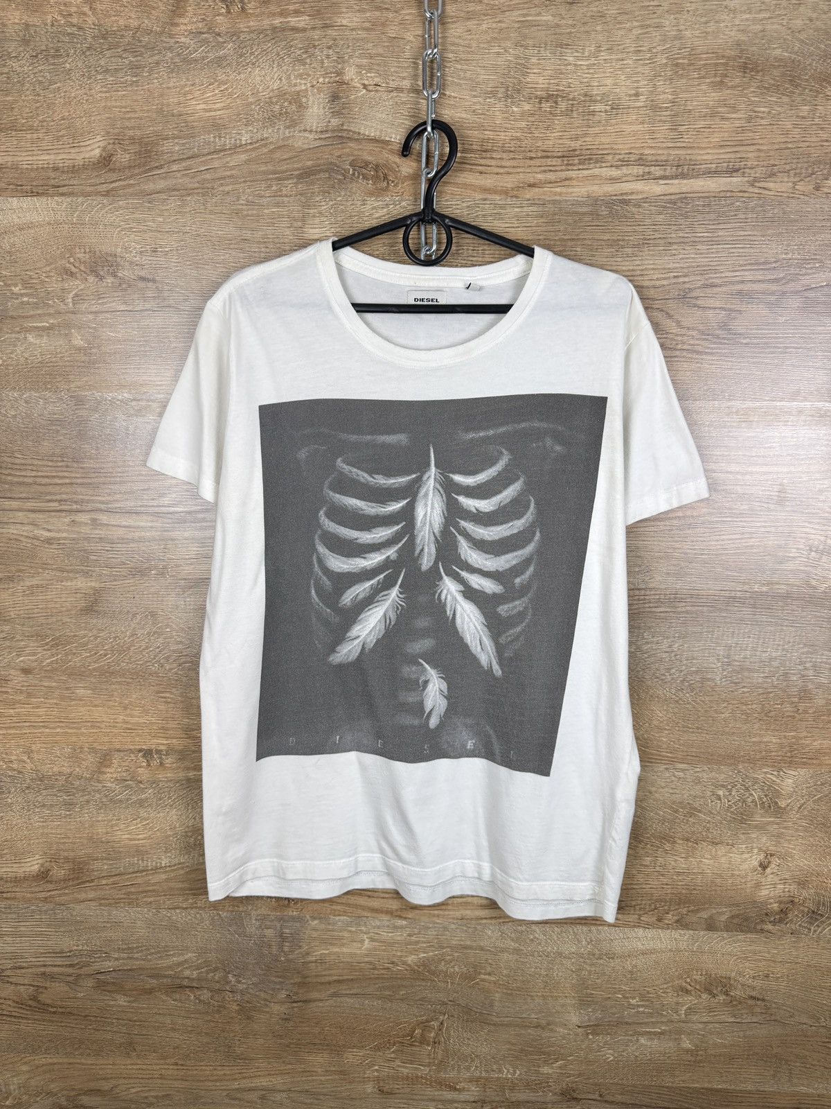 Diesel × Diesel Black Gold × Vintage Mens Vintage Diesel T-shirt skeleton tee archive black gold Size US M / EU 48-50 / 2 - 1 Thumbnail
