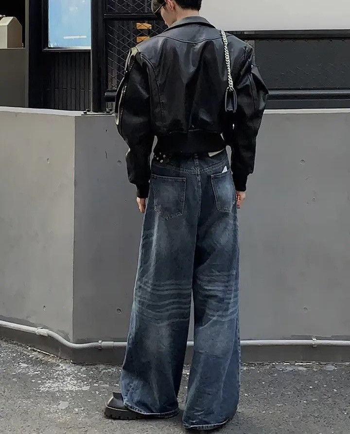 Japanese Brand PU Leather Jacket Coat Streetwear Zipper Size US L / EU 52-54 / 3 - 4 Thumbnail