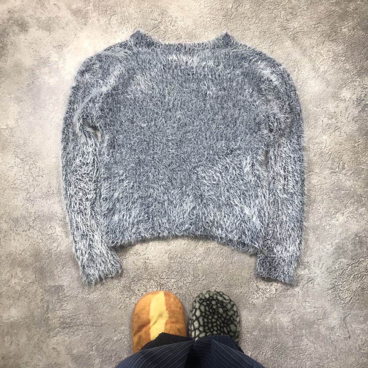 Vintage Vintage 90s Oversized Mohair Sweater Y2K Grunge Washed M Size M / US 6-8 / IT 42-44 - 1 Thumbnail