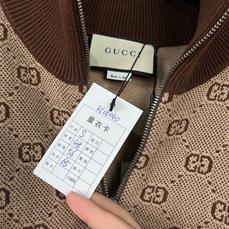 Gucci Gucci Full print old flower jacquad knitted zipper jacket 2 Size US S / EU 44-46 / 1 - 6 Thumbnail
