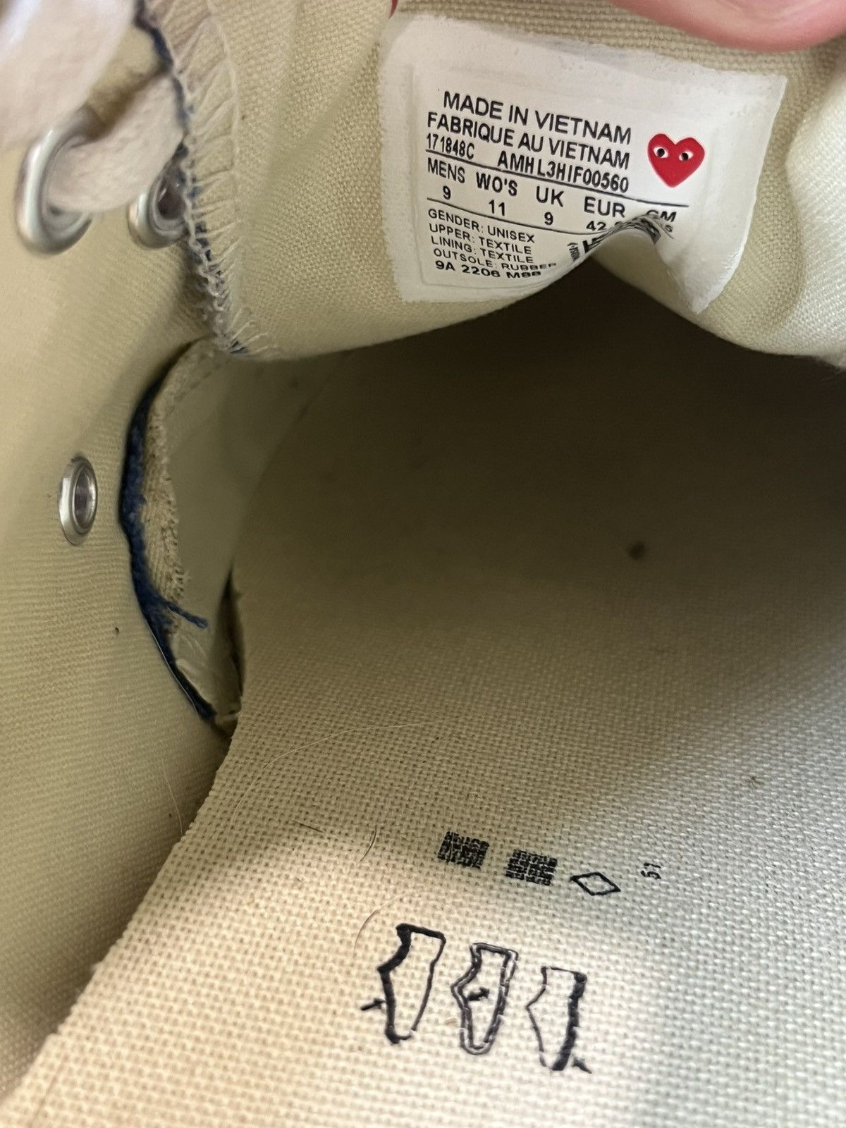 Comme des Garcons × Converse Comme des Garcons converse low top Size US 9 / EU 42 - 6 Thumbnail