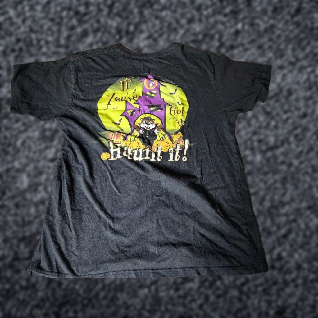 GAS Buc-Ees Halloween T-Shirt Mens L Black Double-Sided Crew Neck Short Sleeve Size US L / EU 52-54 / 3 - 1 Thumbnail