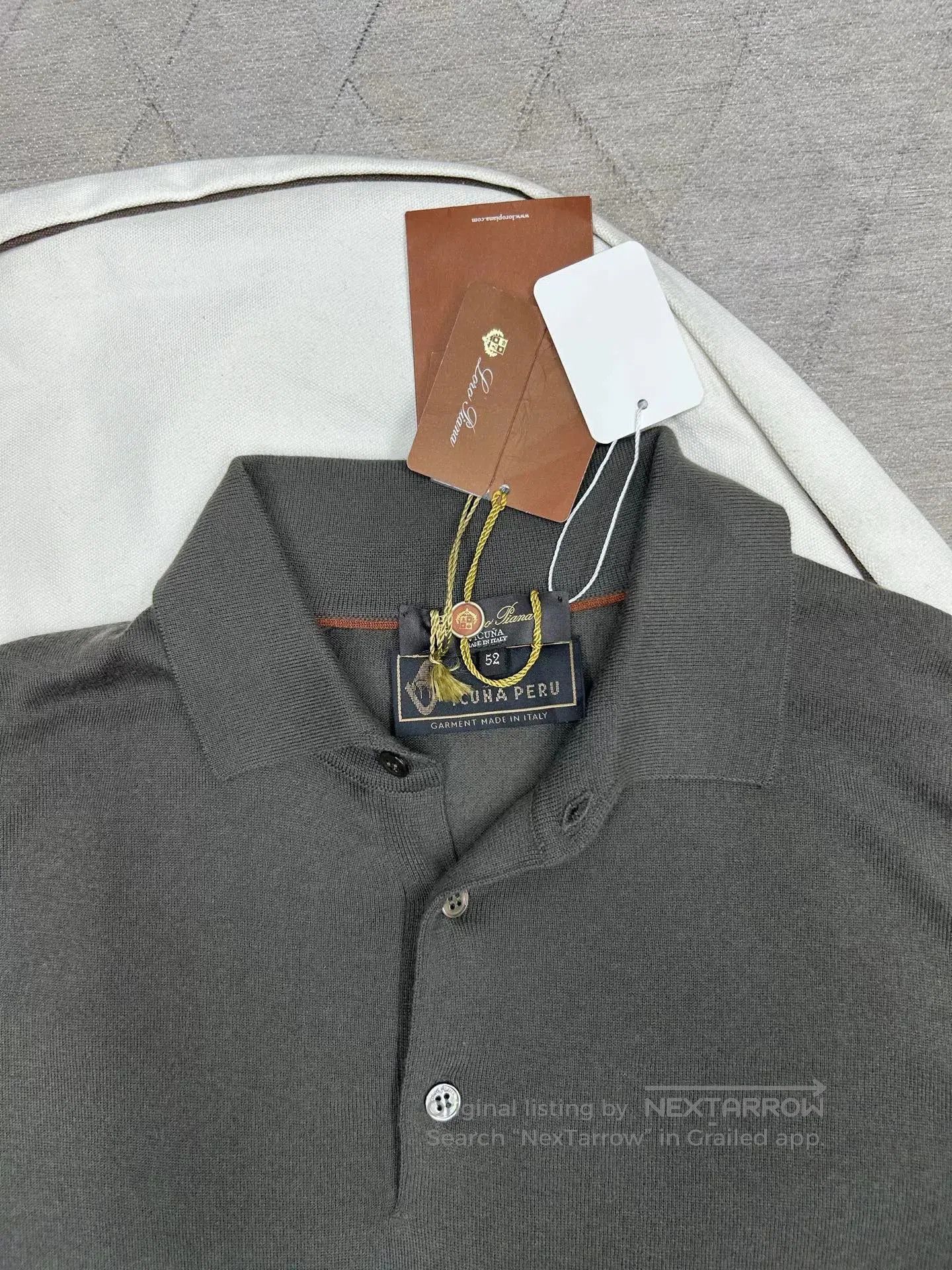 Loro Piana Loro Piana Vicuna Knit Polo Sweater. Size US L / EU 52-54 / 3 - 2 Thumbnail