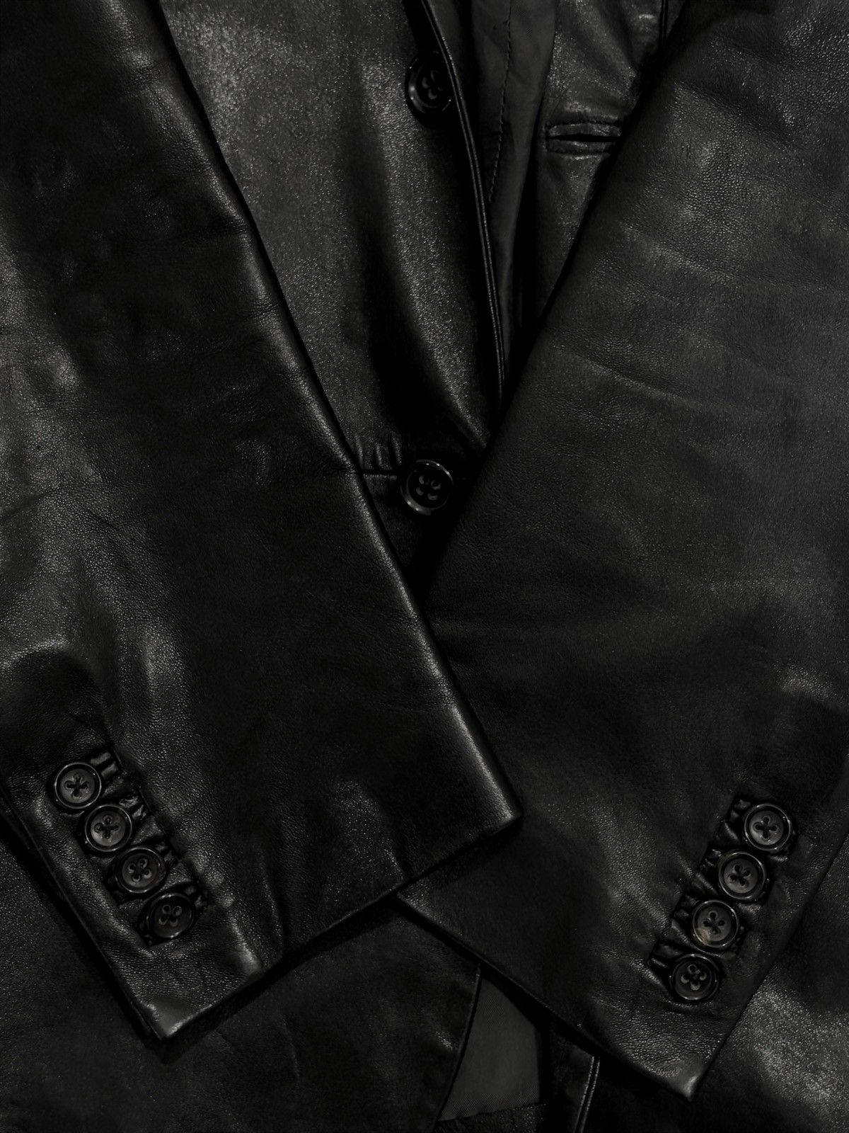 Jil Sander raf simons era lamb leather blazer jacket Size US M / EU 48-50 / 2 - 15 Thumbnail