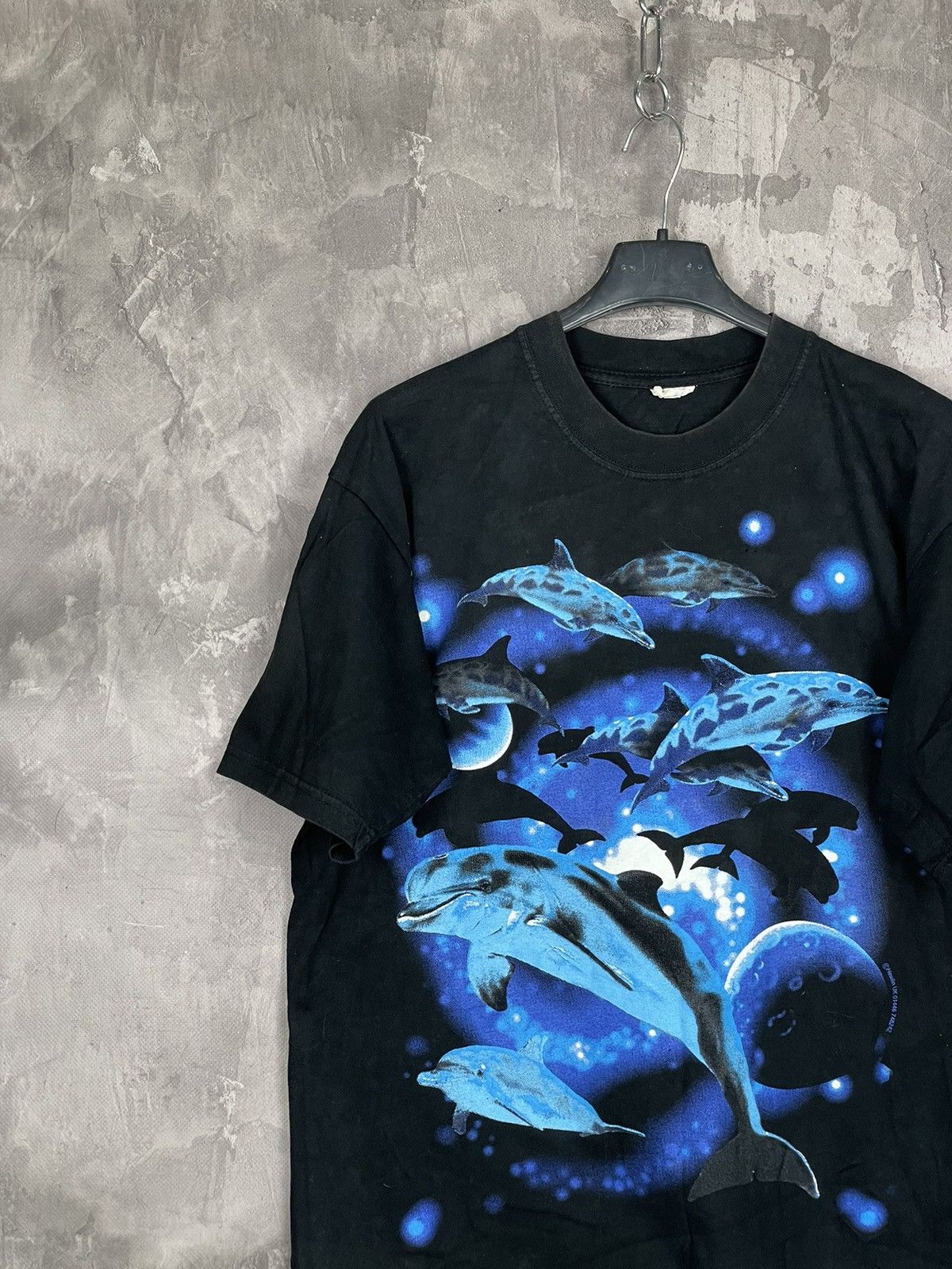 Vintage Vintage 90s Made in USA St Dolphins Graphics T-shirt Size US L / EU 52-54 / 3 - 3 Thumbnail