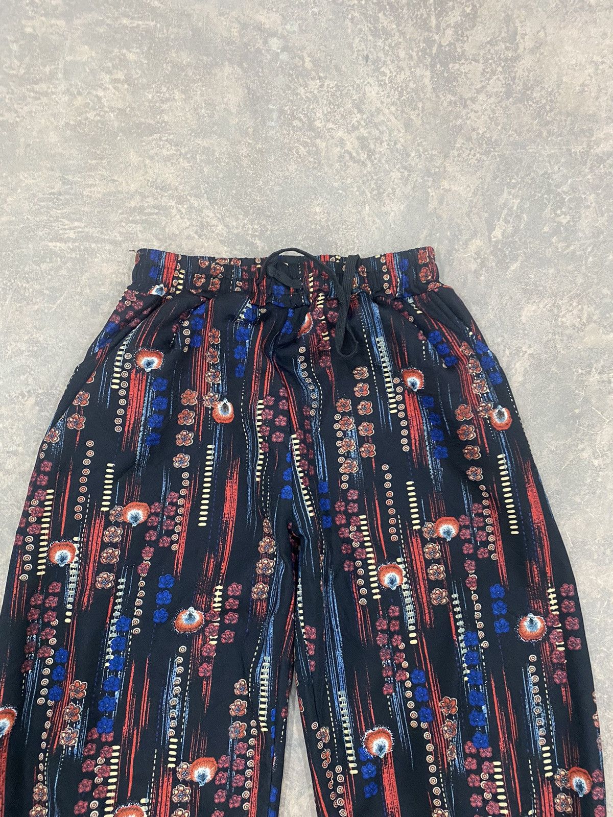 Hysteric Glamour × Japanese Brand × Le Grande Bleu (L.G.B.) KAPITAL JAPAN STYLE TRADITIONAL PANTS FLORAL Size US 29 - 4 Thumbnail