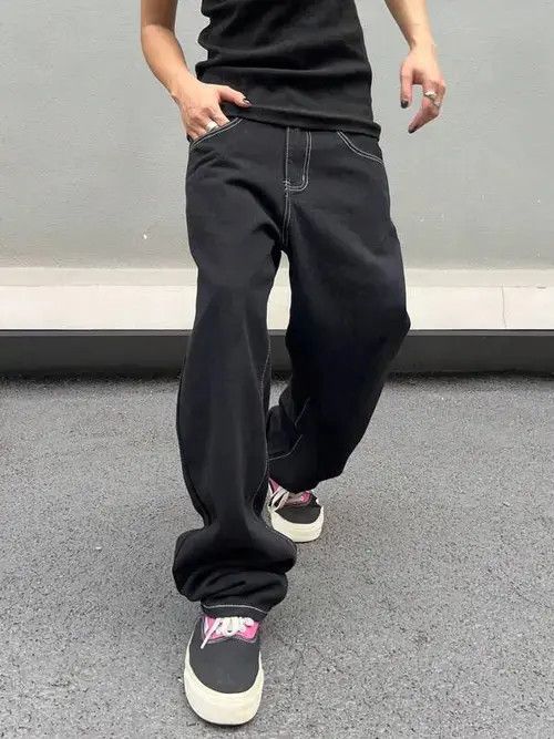 Jean Matsuoka x Maki Baggy Denim jeans Pants hype Size US 32 / EU 48 - 7 Thumbnail
