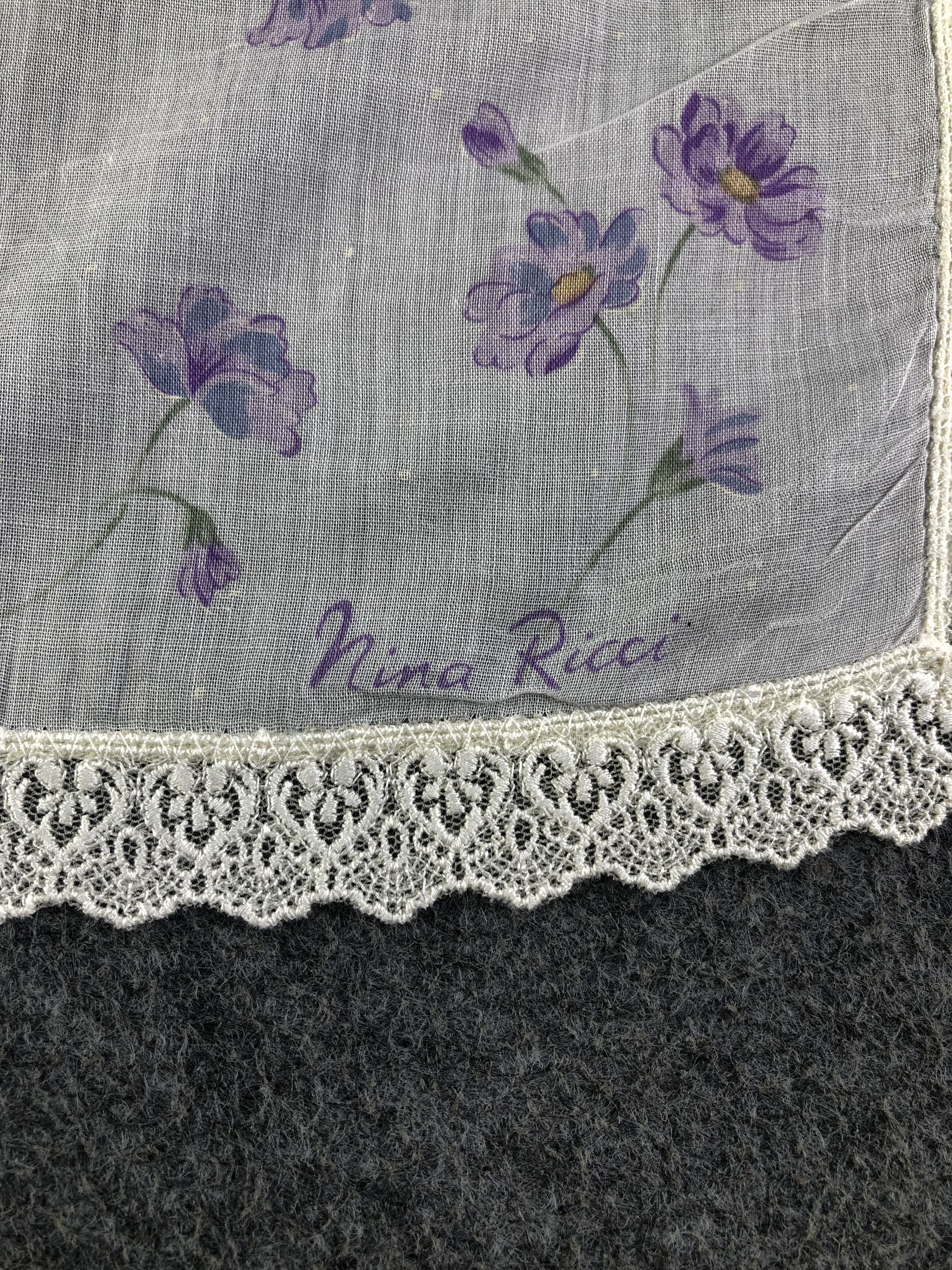 Nina Ricci × Vintage Nina RIcci Handkerchief / Bandana / Neckerchief Size ONE SIZE - 5 Thumbnail