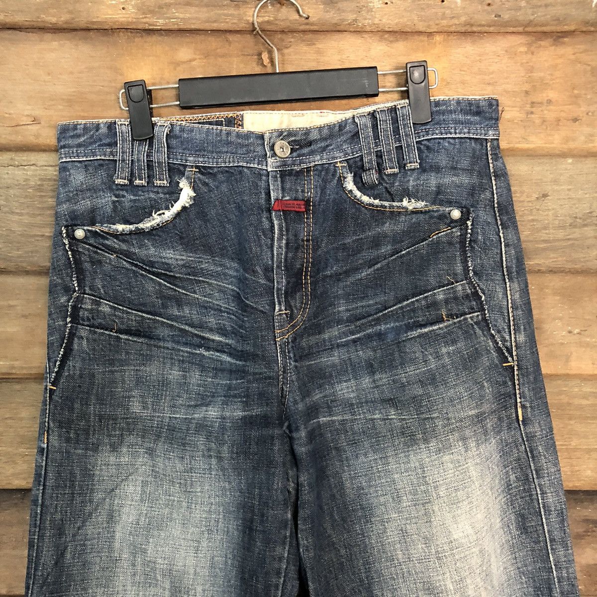 Marithe + Francois Girbaud DL Marithe Francois Girbaund faded Black Denim Pants #7317 Size US 31 - 4 Thumbnail