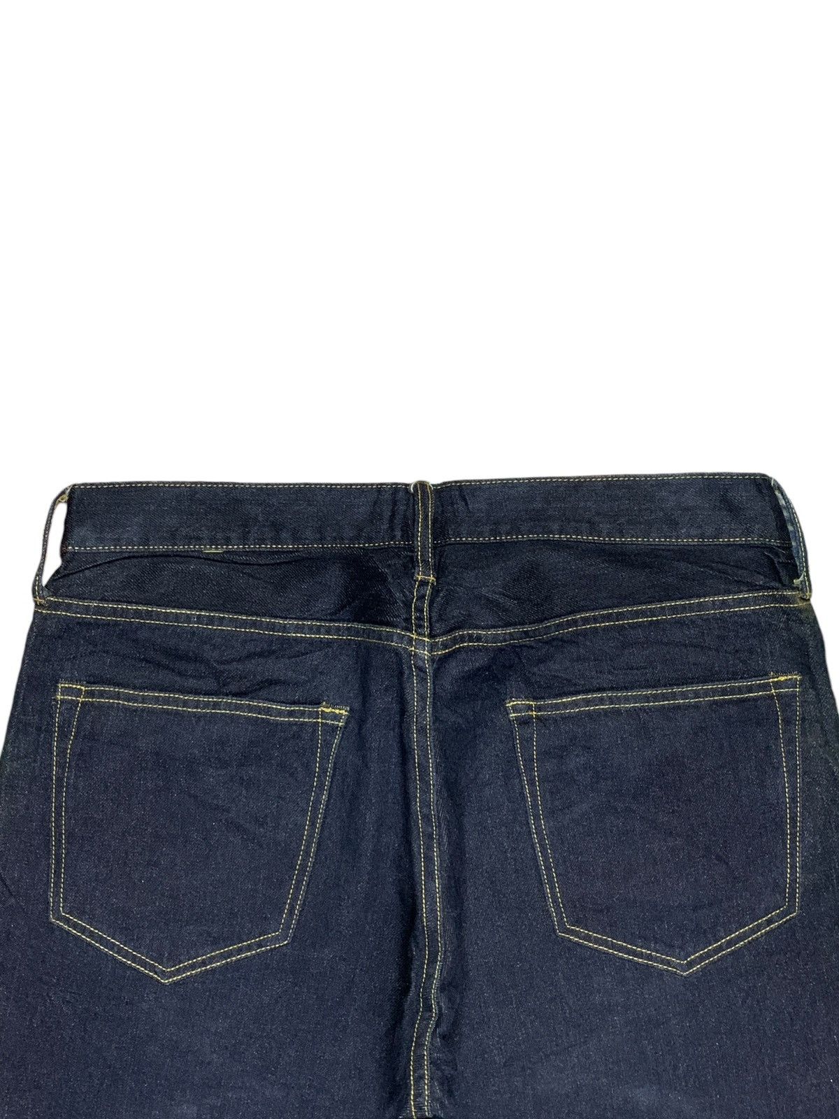 JNCO × Japanese Brand Vintage Back Number Selvedge Raw Denim Loose Jean Shorts Size US 32 / EU 48 - 11 Thumbnail