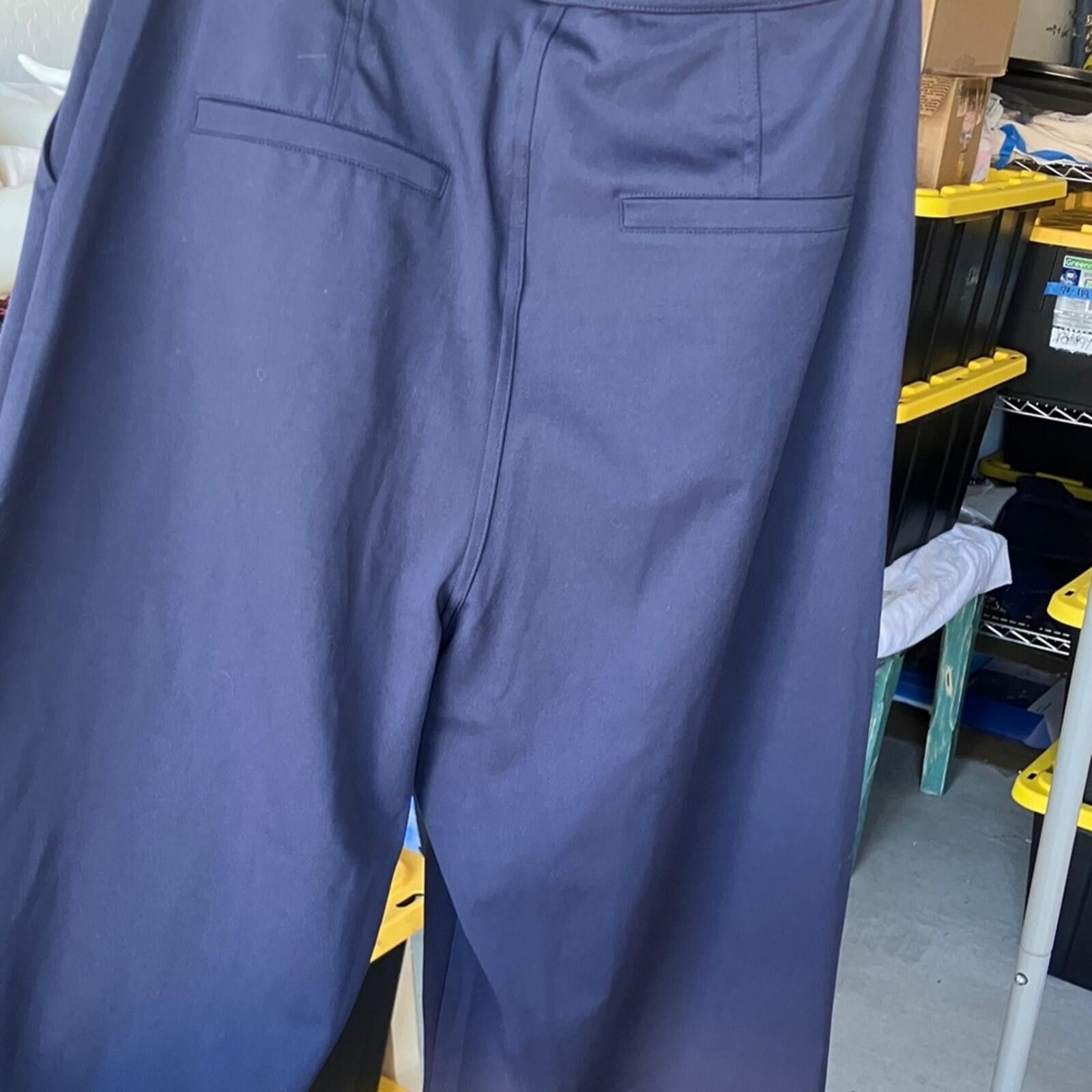 Other NWT HALARA Navy Wide Leg Women's Pants Size 28" / US 6 / IT 42 - 8 Thumbnail