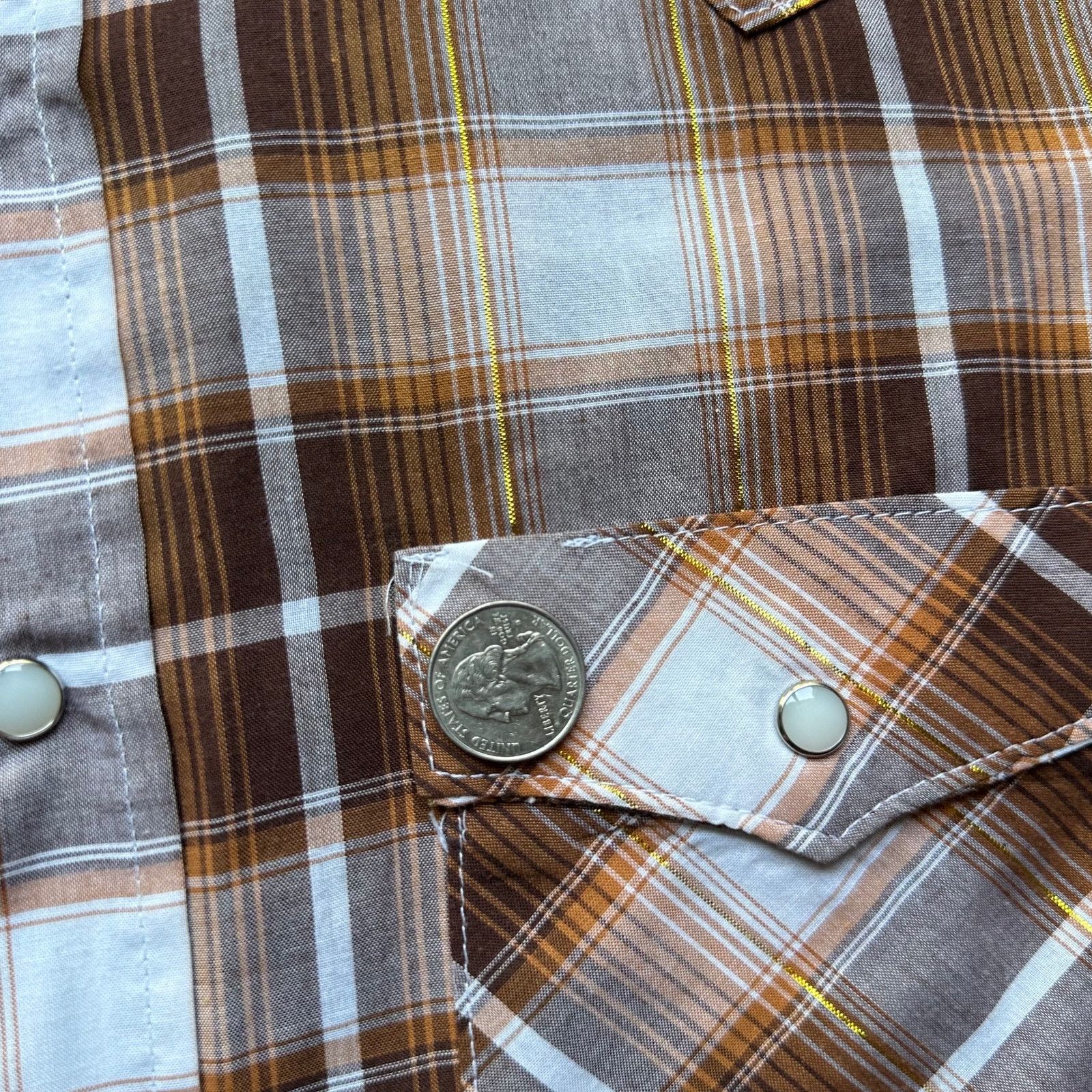 Other Vintage Saddle King Western SS Button Up Size L/XL GUC Size US XL / EU 56 / 4 - 5 Thumbnail