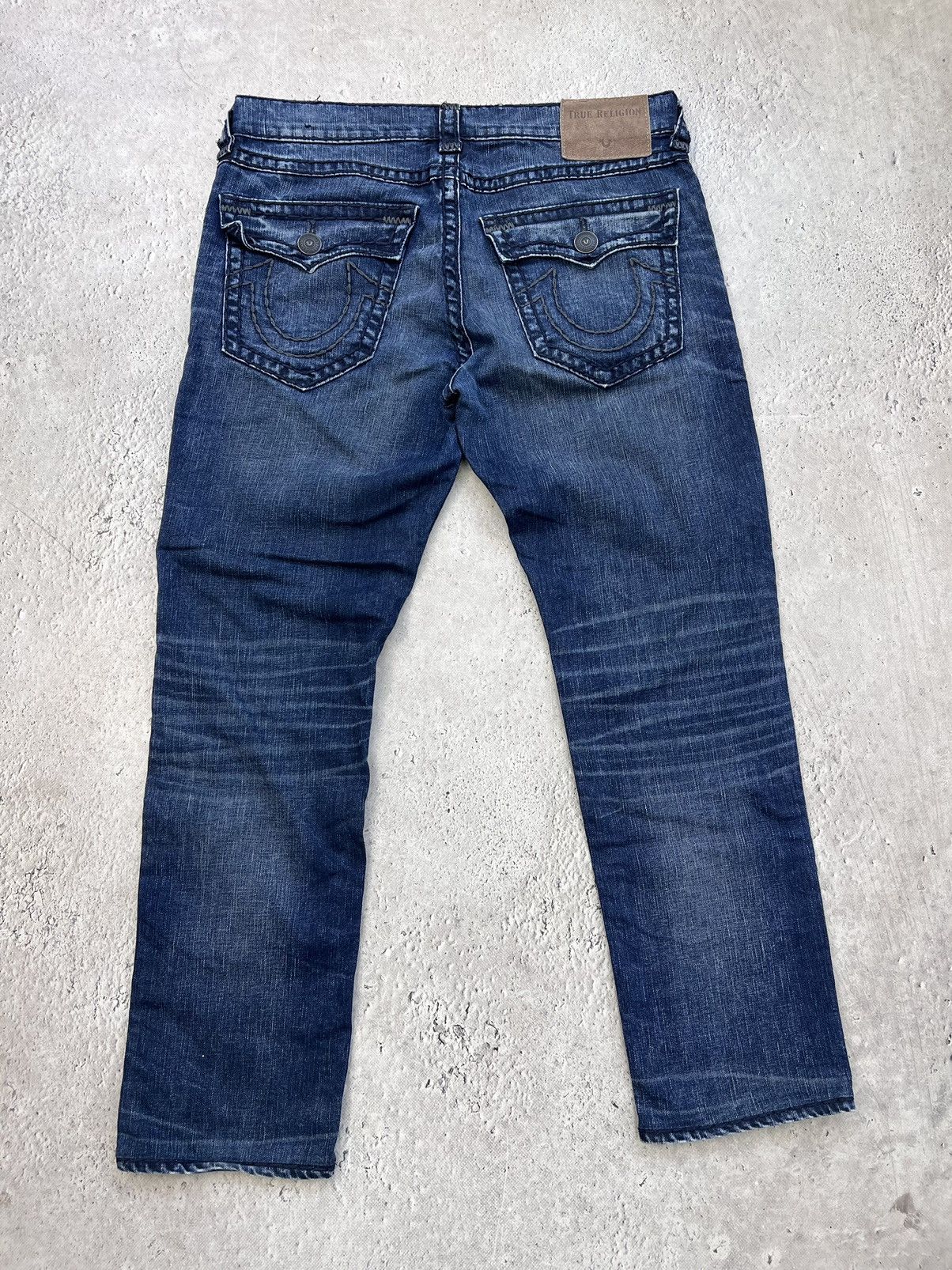 Japanese Brand × True Religion True Religion y2k Flare Japanese Jeans Distressed Size US 34 / EU 50 - 4 Thumbnail
