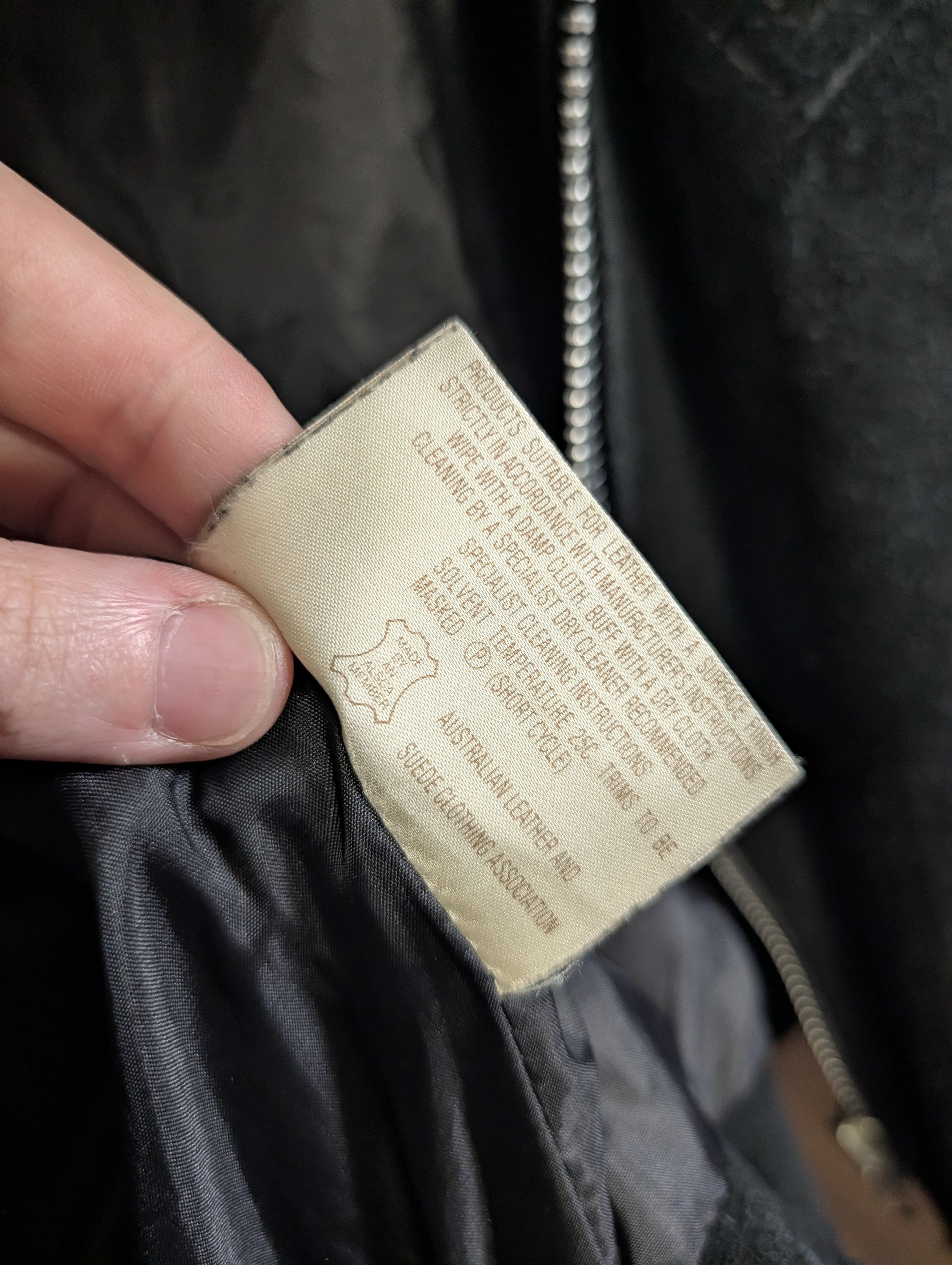 Ascot Chang ASCOT Vtg Australian top dyed leather nubuck biker jkt Size US S / EU 44-46 / 1 - 17 Thumbnail
