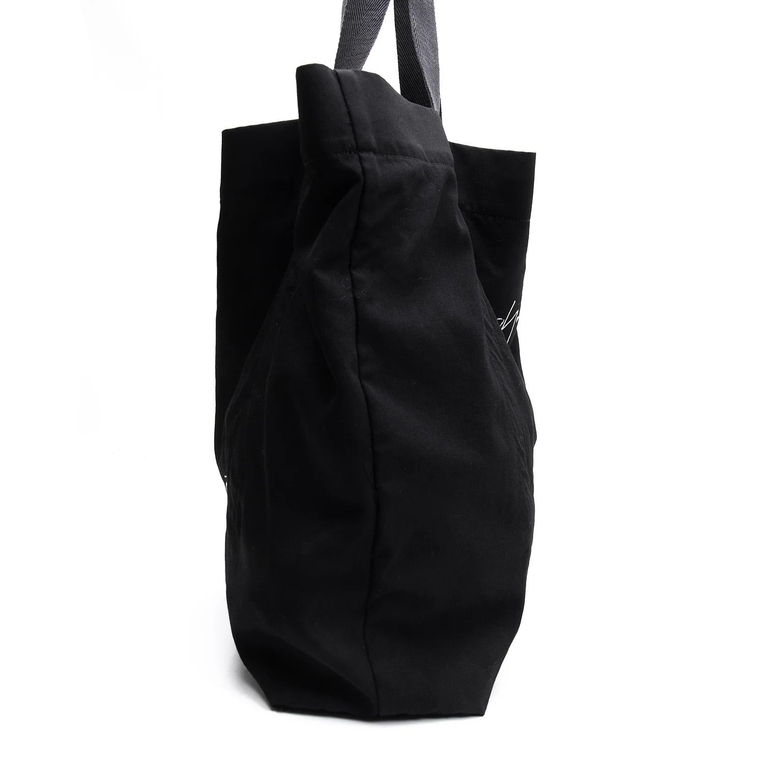 Yohji Yamamoto Yohji Yamamoto Wool Gabardine Logo Print Tote Bag Size ONE SIZE - 2 Thumbnail