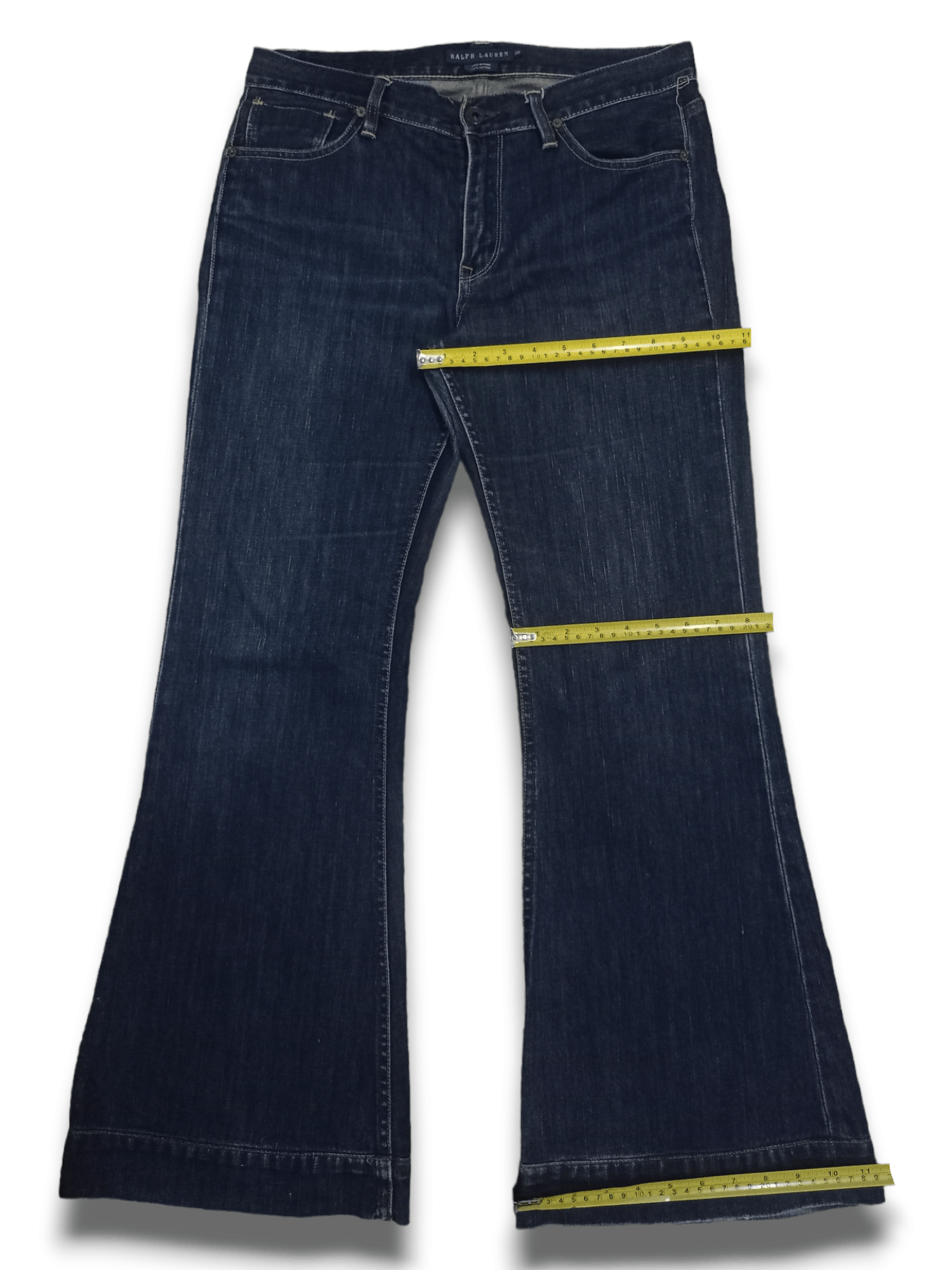 RRL Ralph Lauren × Ralph Lauren × Ralph Lauren Blue Label Vintage Ralph Lauren 815 Blue Label Flare Jeans Size US 31 - 13 Thumbnail