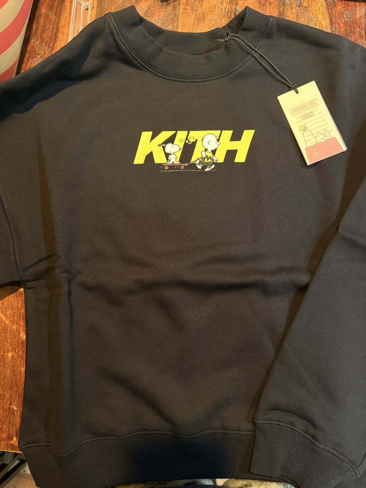 Kith × Peanuts Kith Peanuts Skateboard Fast Logo Crewneck Size L / US 10 / IT 46 - 4 Thumbnail