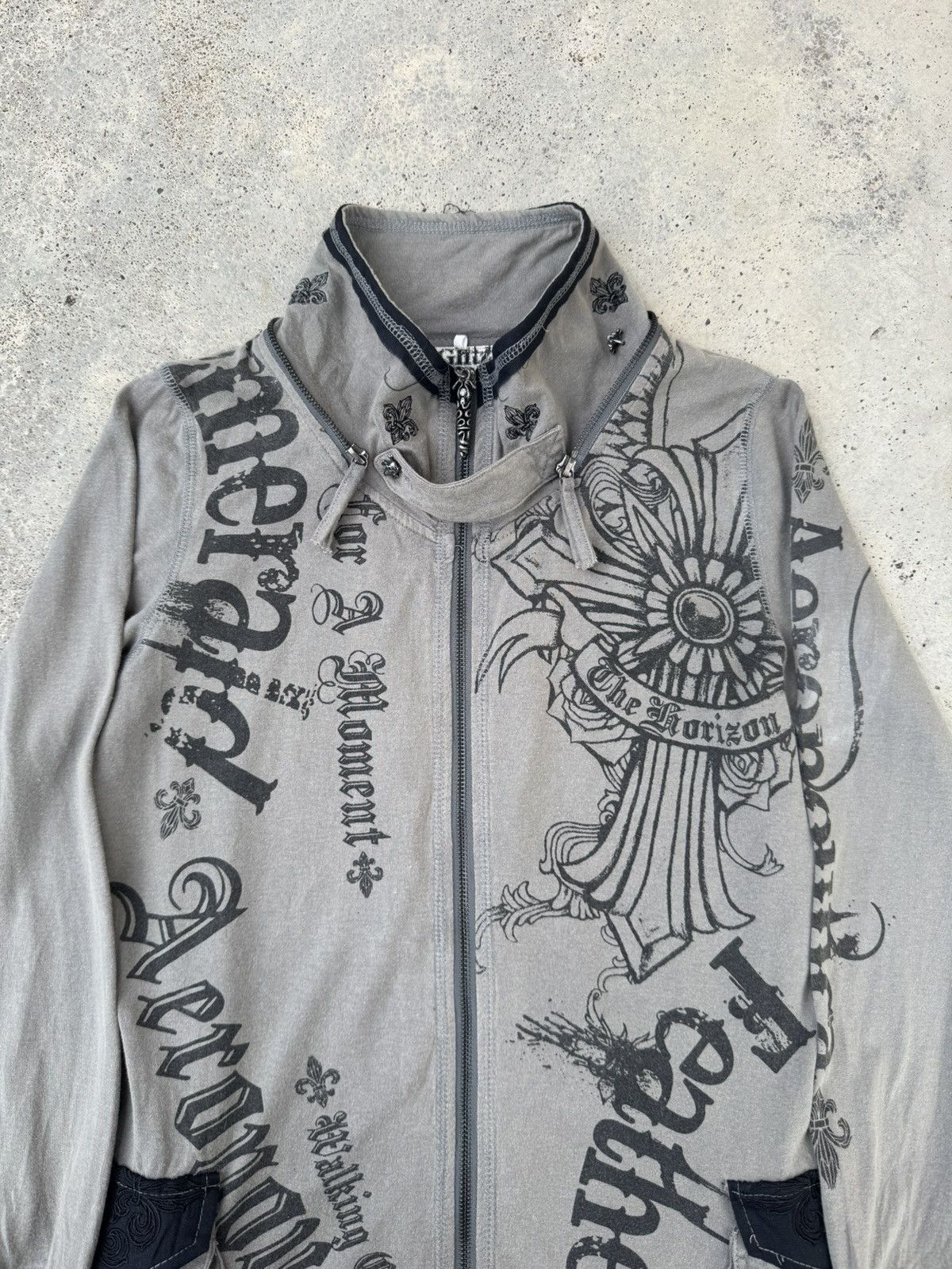 14th Addiction Seditionaries Anarchy Punk Zip Up Hoodie Size US M / EU 48-50 / 2 - 2 Thumbnail