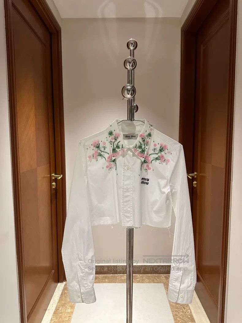 Miu Miu Miu Miu 38 shirt Size S / US 4 / IT 40 - 1 Thumbnail