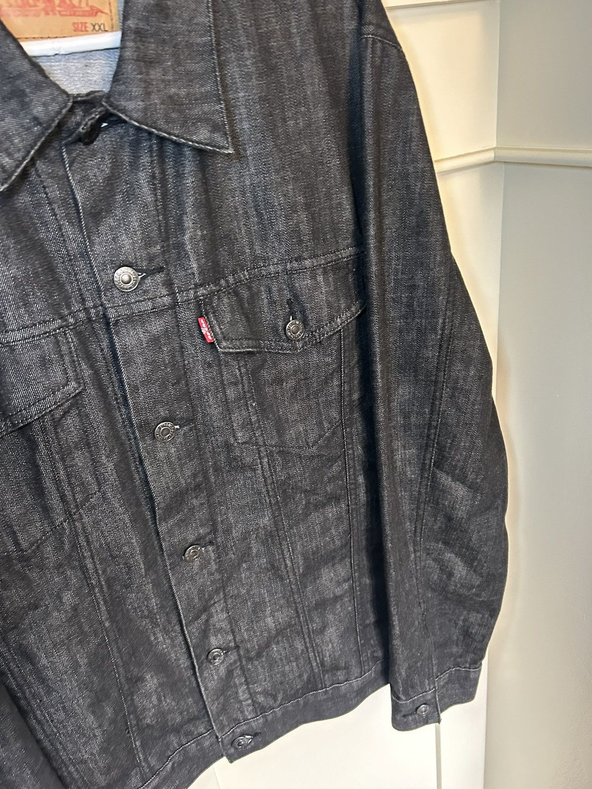 Levi's Vintage Levis dark grey / black denim jacket Size US XXL / EU 58 / 5 - 8 Thumbnail