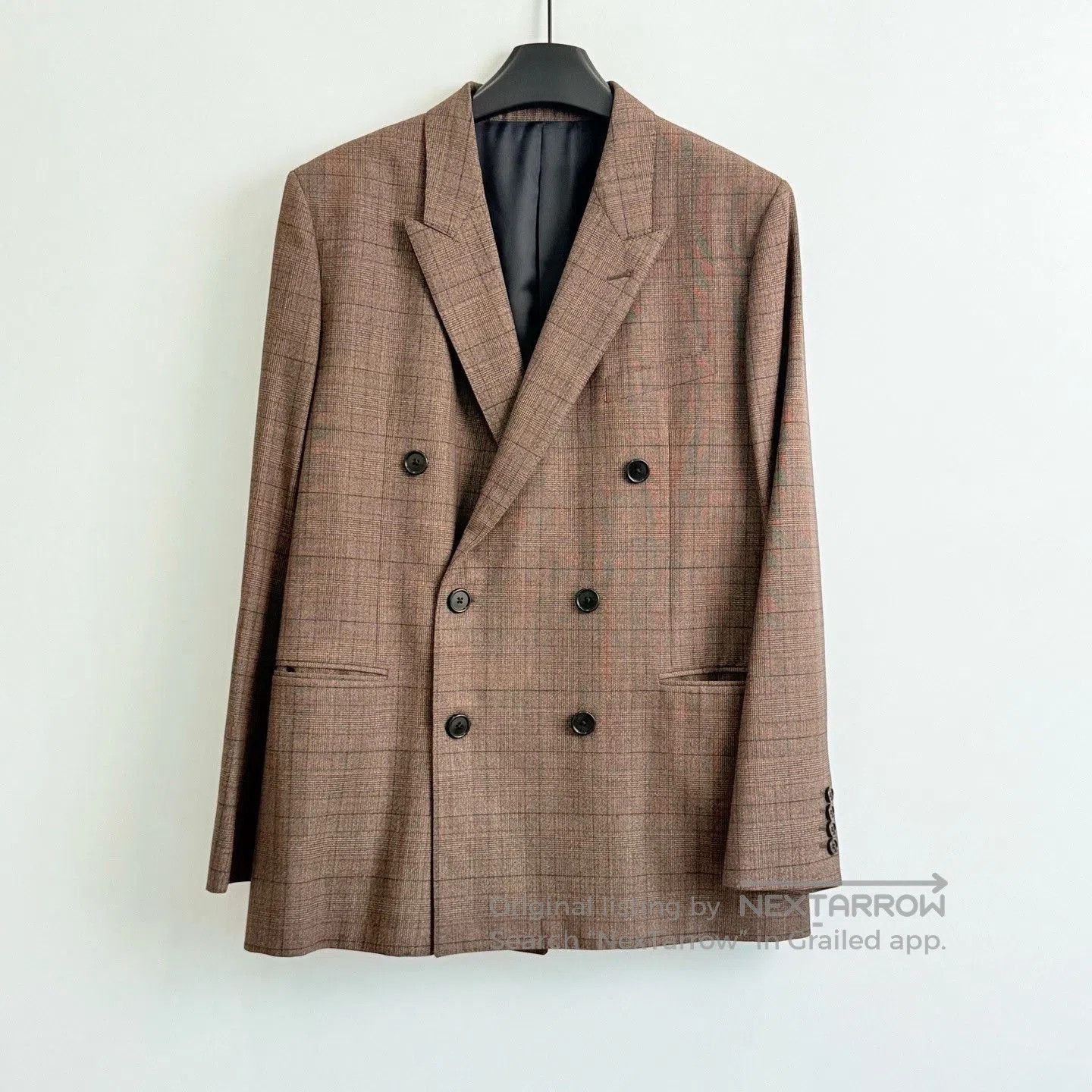 Celine Celine Brown Plaid Double. Size US M / EU 48-50 / 2 - 1 Thumbnail