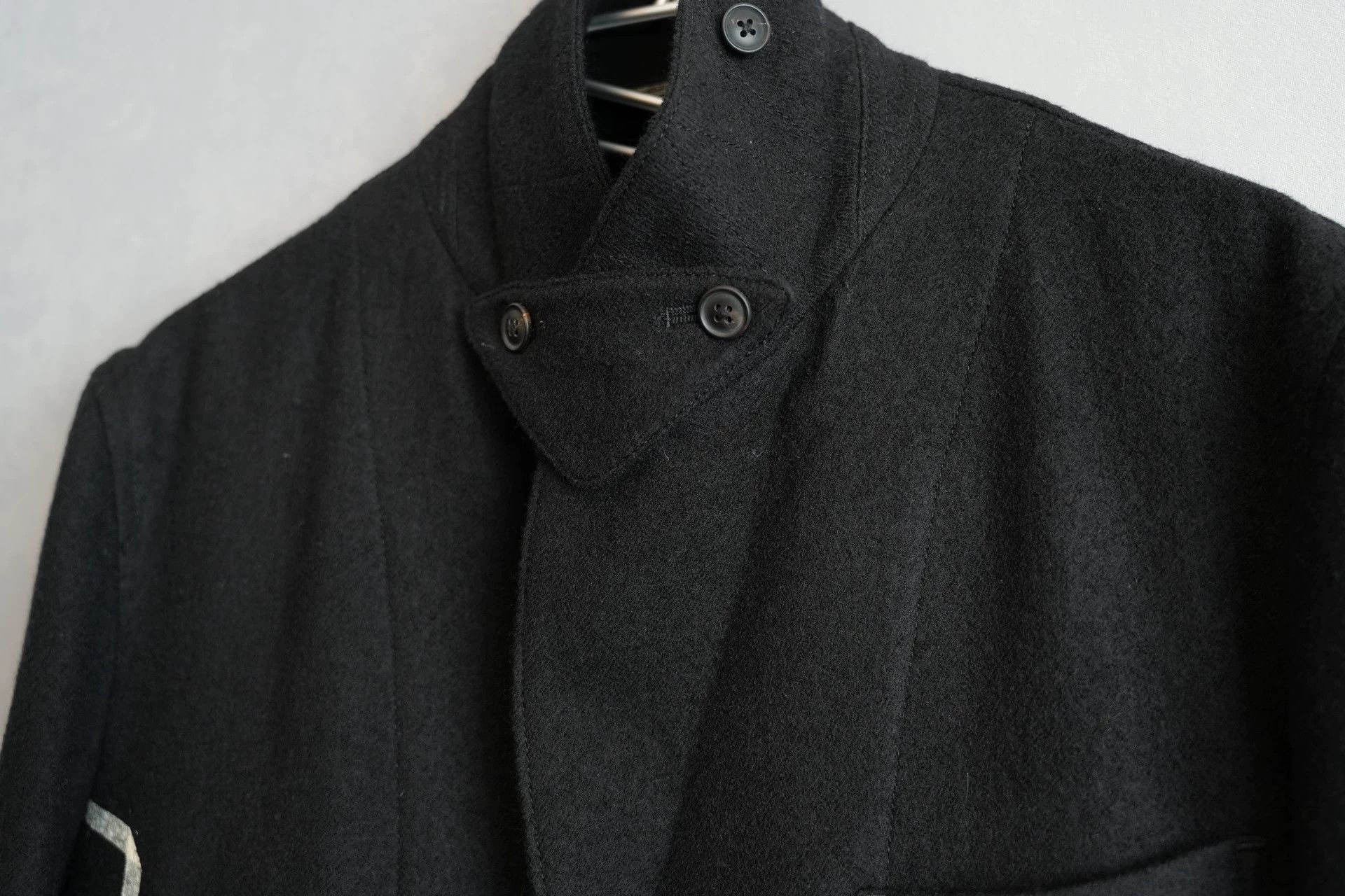 Yohji Yamamoto Yohji Yamamoto 15AW Printed Runway Wool Coat SZ 2 Size US M / EU 48-50 / 2 - 4 Thumbnail